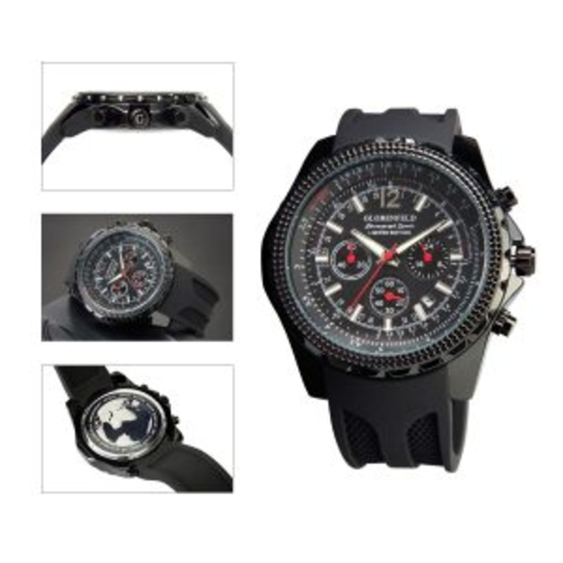 + VAT Brand New Gents Globenfeld Limited Edition Chronograph Sports Watch with Full Chronograph - Image 2 of 2