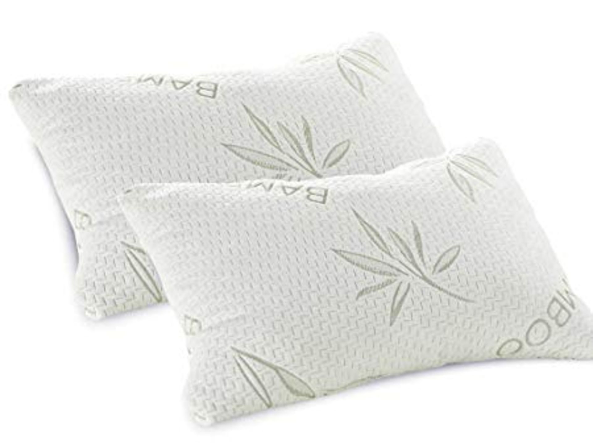 + VAT Brand New Memory foam pillow Eco cover resists mould and mites - Image 2 of 2