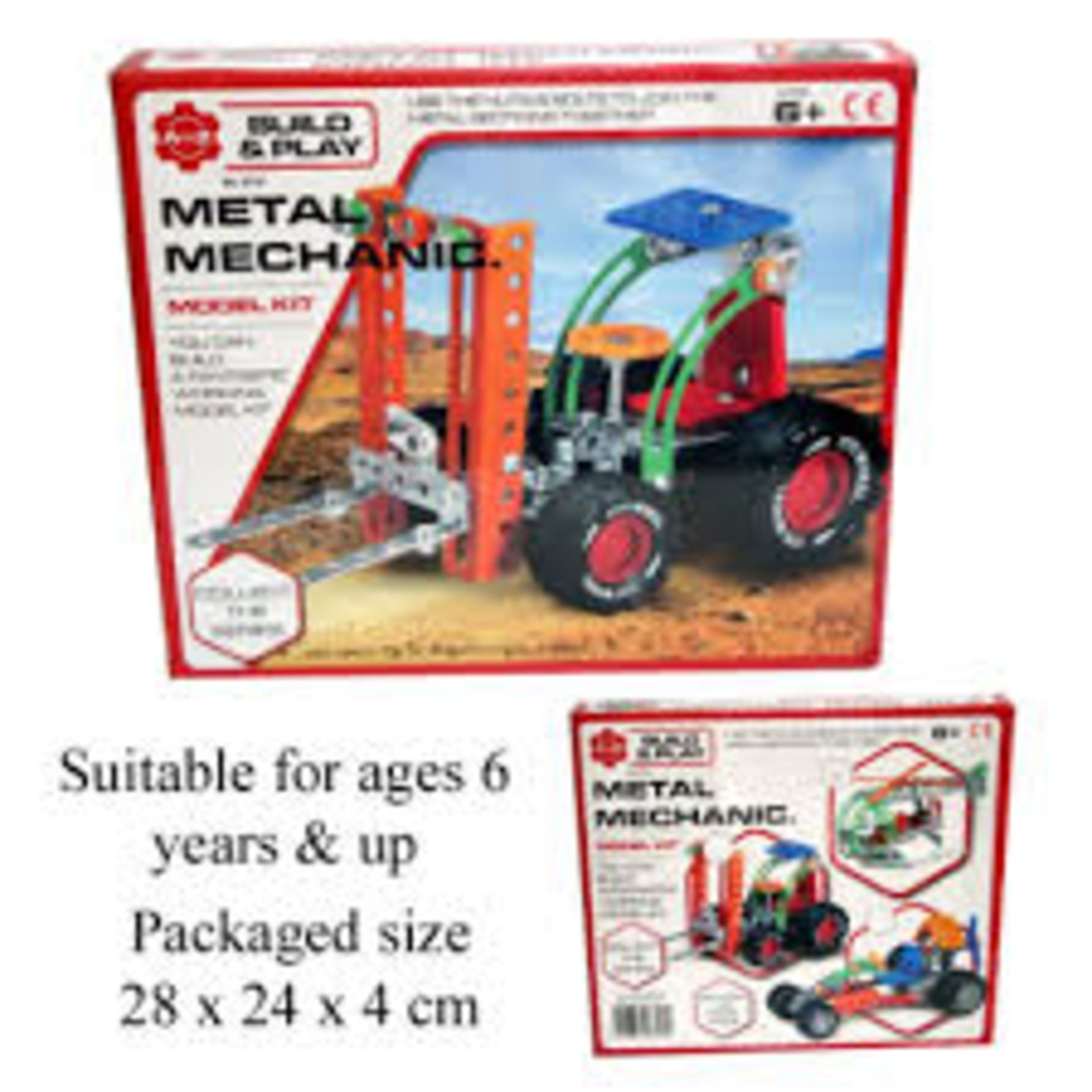 + VAT Brand New Meccano Type Construction Kit - Includes Construction Tools - Image 2 of 2