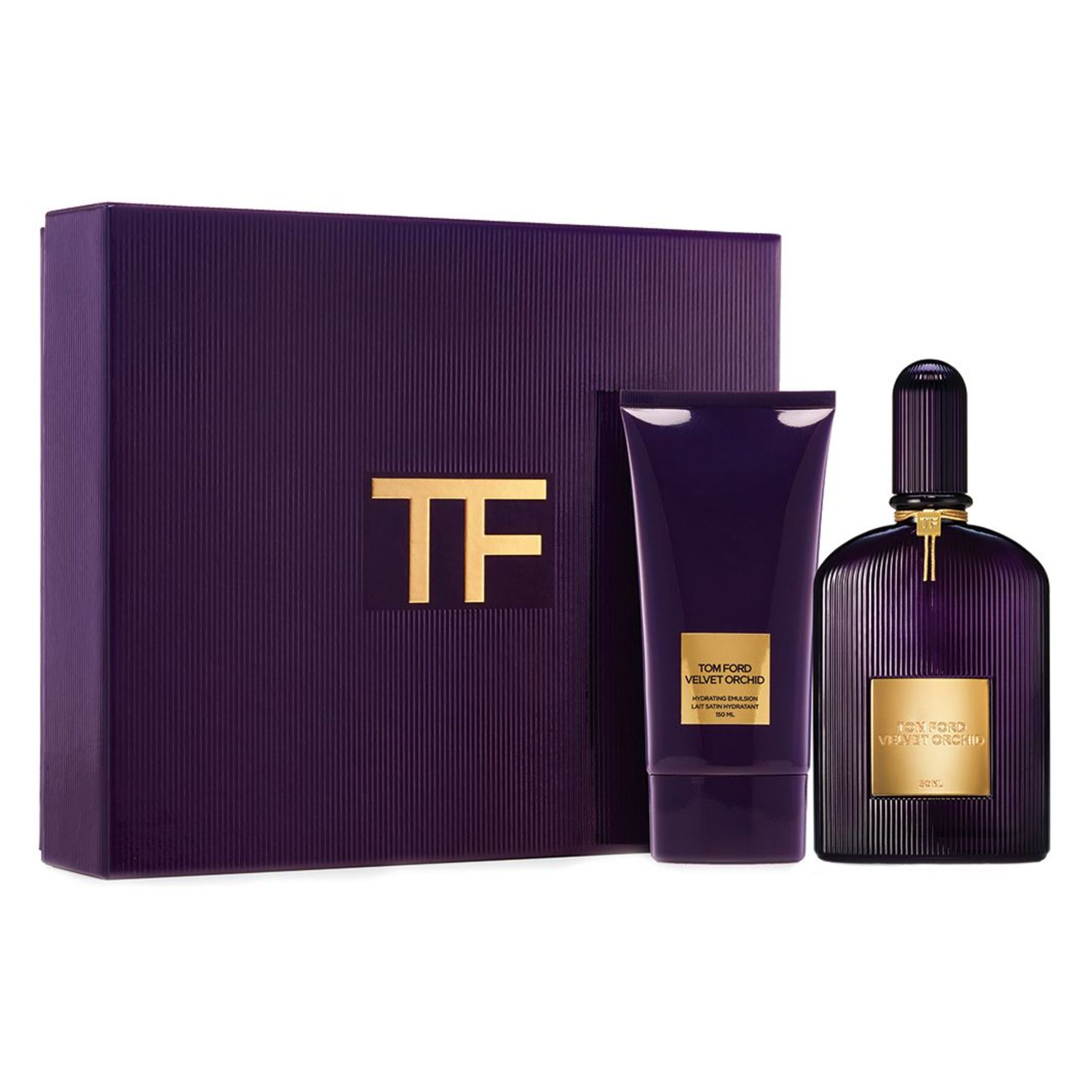 + VAT Brand New Tom Ford Velvet Orchid 50ml EDP+75ml Hydrating Emulsion