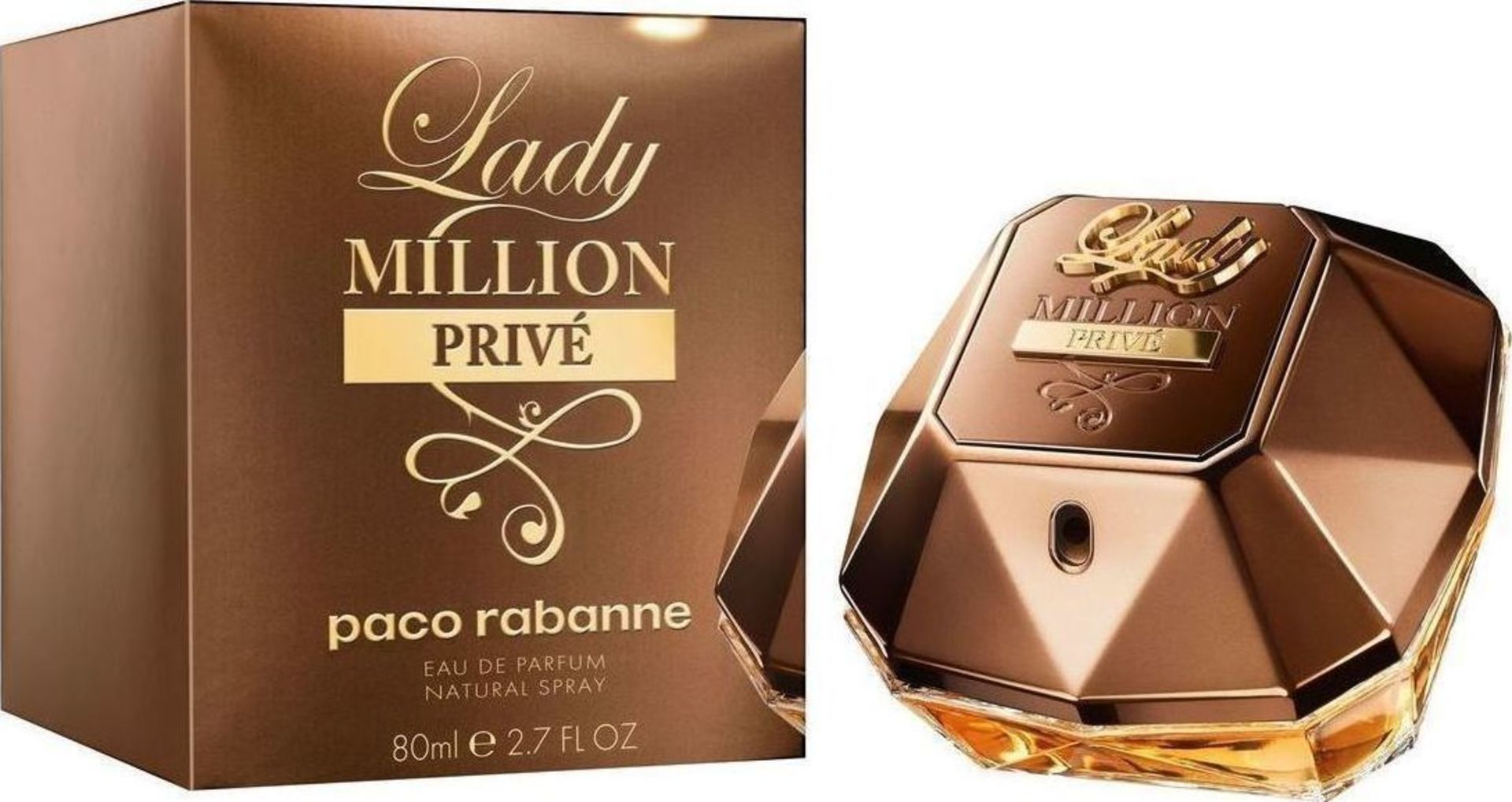 + VAT Brand New Paco Rabanne Lady Million Prive 80ml EDP Spray