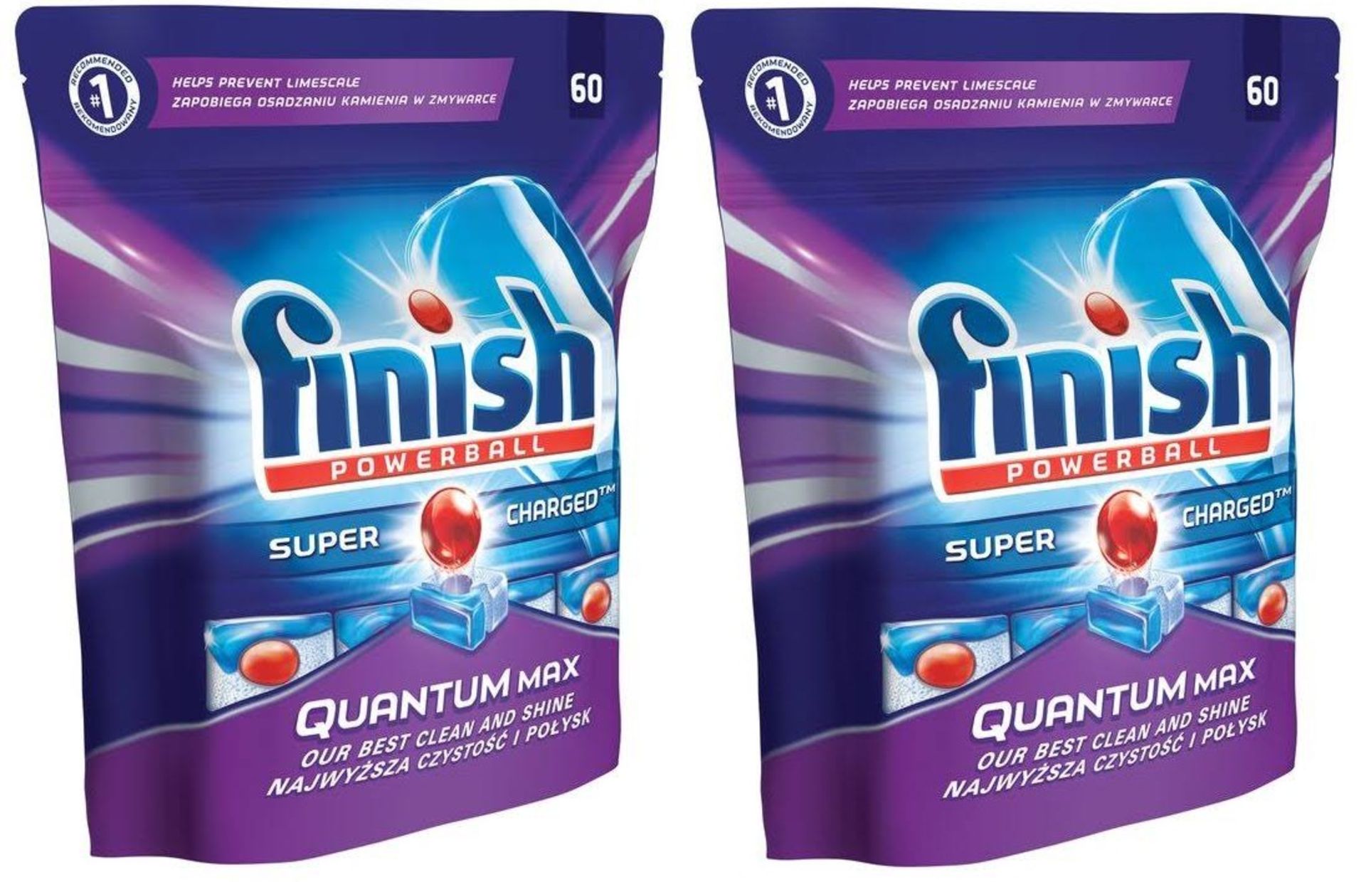 + VAT Brand New Finish Quantum Max 120 Dishwasher Capsules