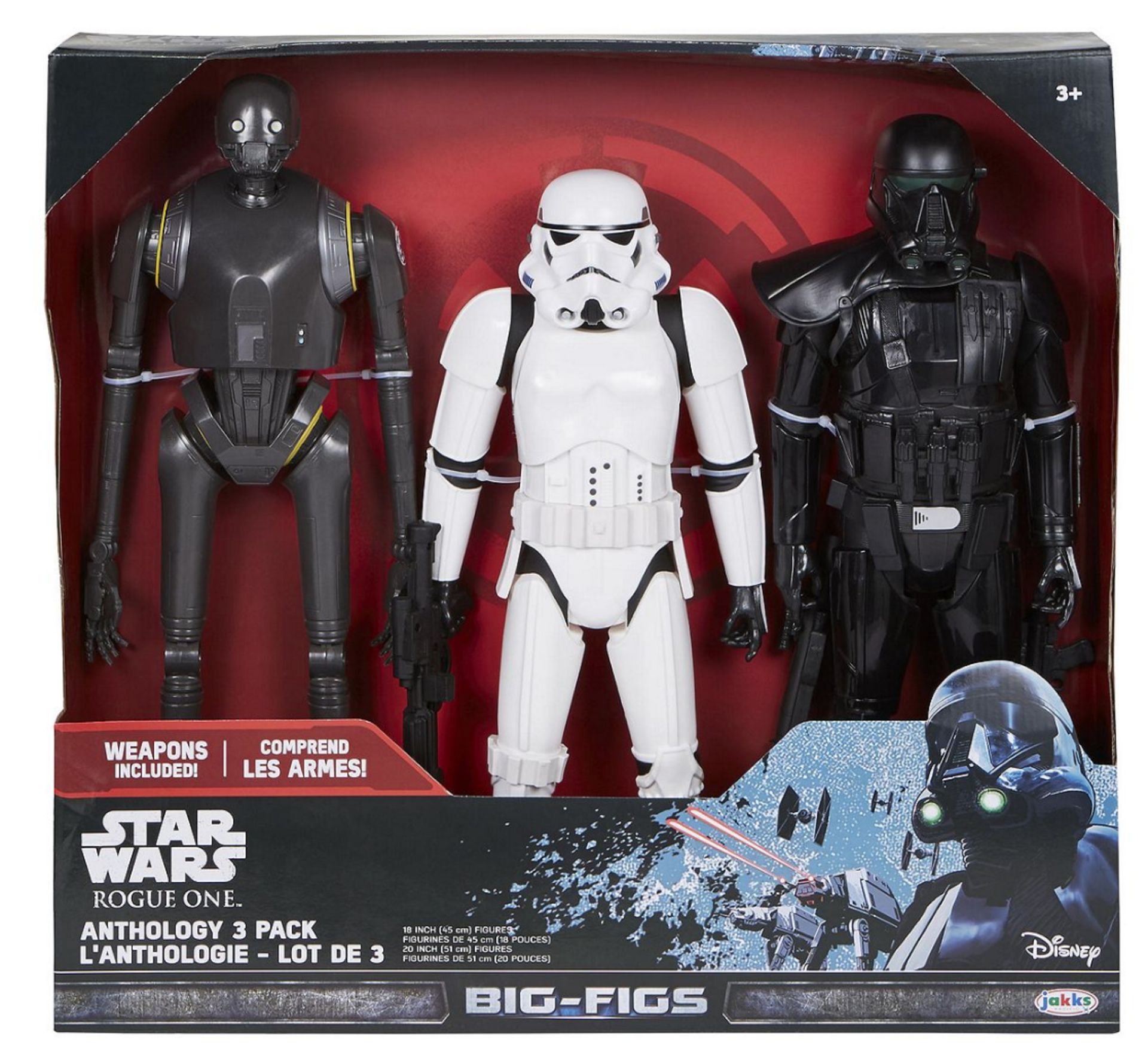 + VAT Brand New Big Star Wars Rogue One Action Figure (18-20" Tall) Anthology 3 Pack - ISP £39.49 (