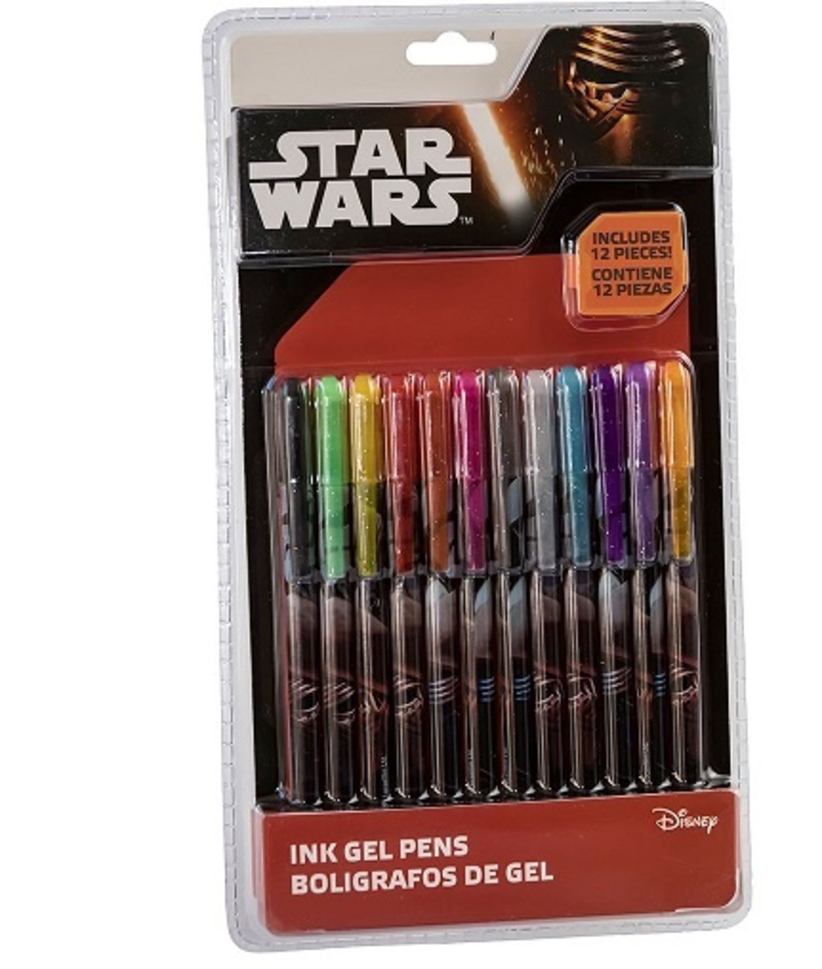 + VAT Brand New Pack Of Twelve Assorted Gel Pens Star Wars ISP £10.80 (Amazon)