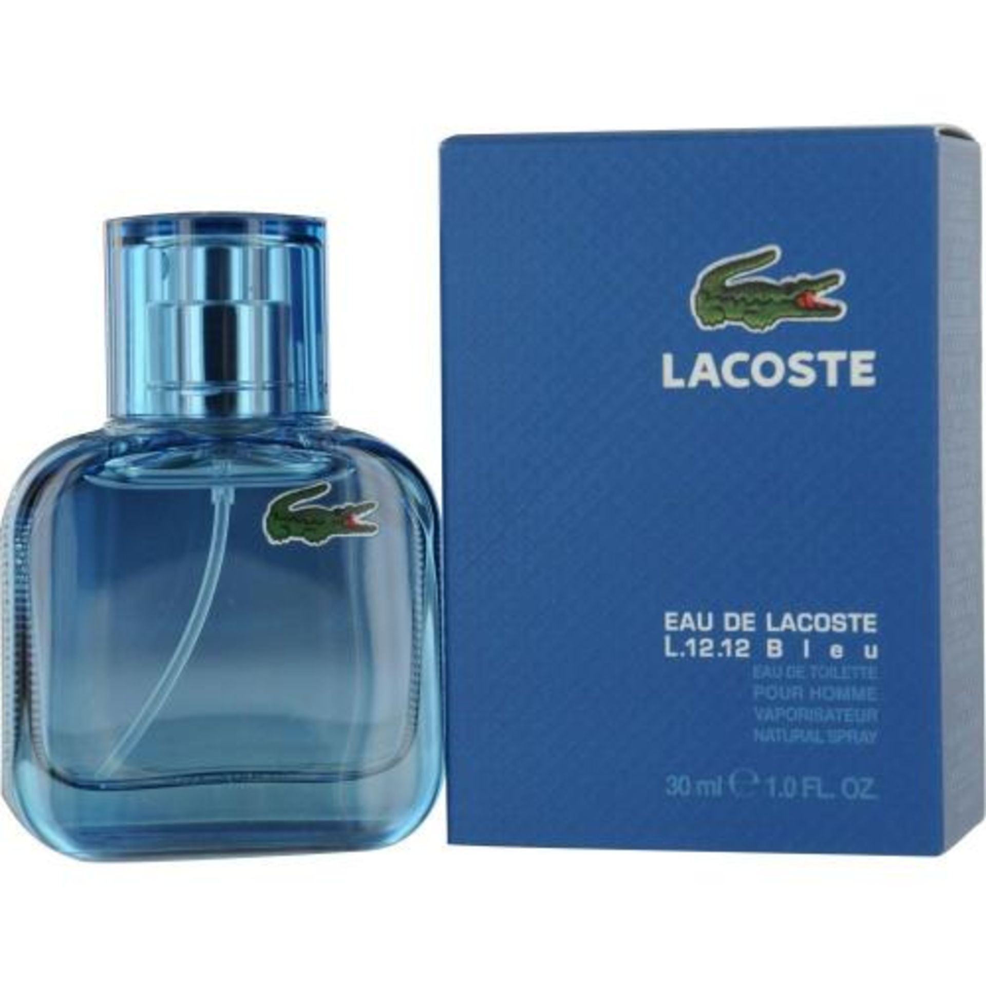 + VAT Brand New Lacoste L.12.12 Bleu 30ml EDT Spray