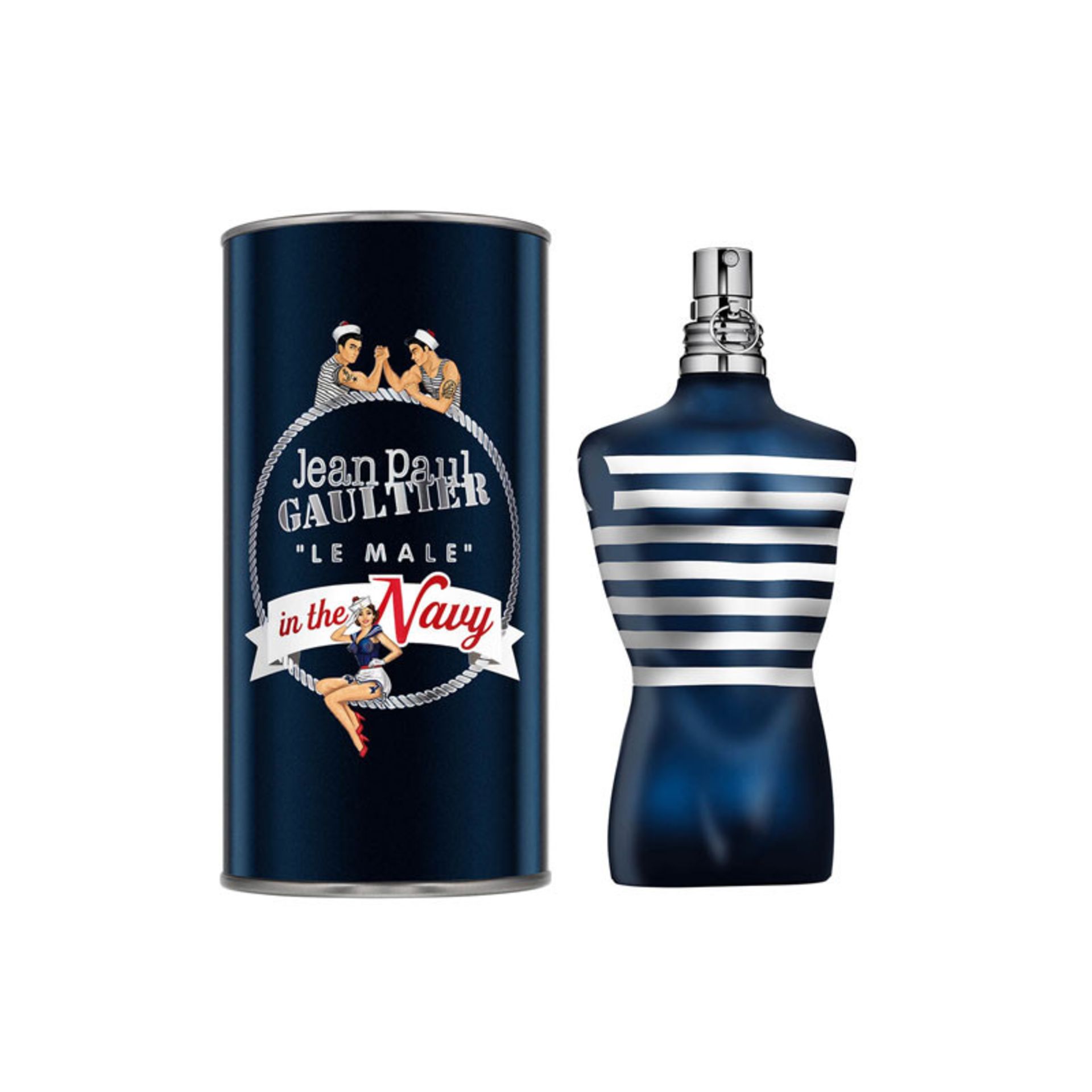 + VAT Brand New Jean Paul Gaultier in the Navy (M) 125ml EDT Spray
