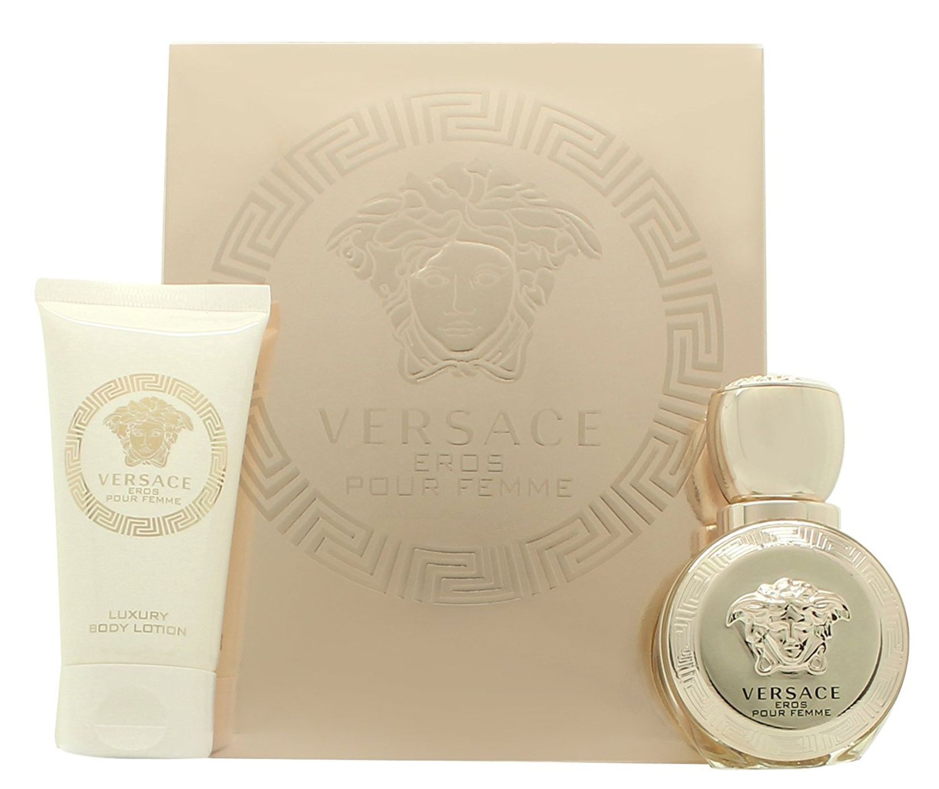 + VAT Brand New Versace Eros 30ml EDP + Body Lotion