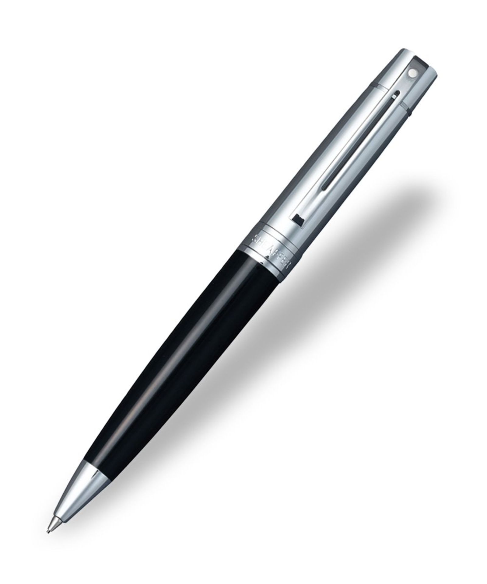 + VAT Brand New Sheaffer Brushed Chrome Cap Pencil In Case - Item is Similar To Image