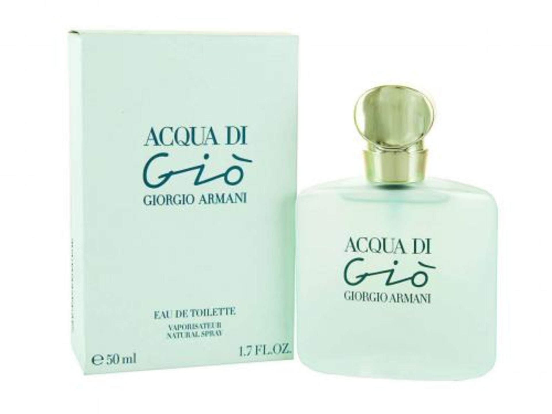 + VAT Brand New Giorgio Armani Acqua Di Gio (L) 50ml EDT Spray