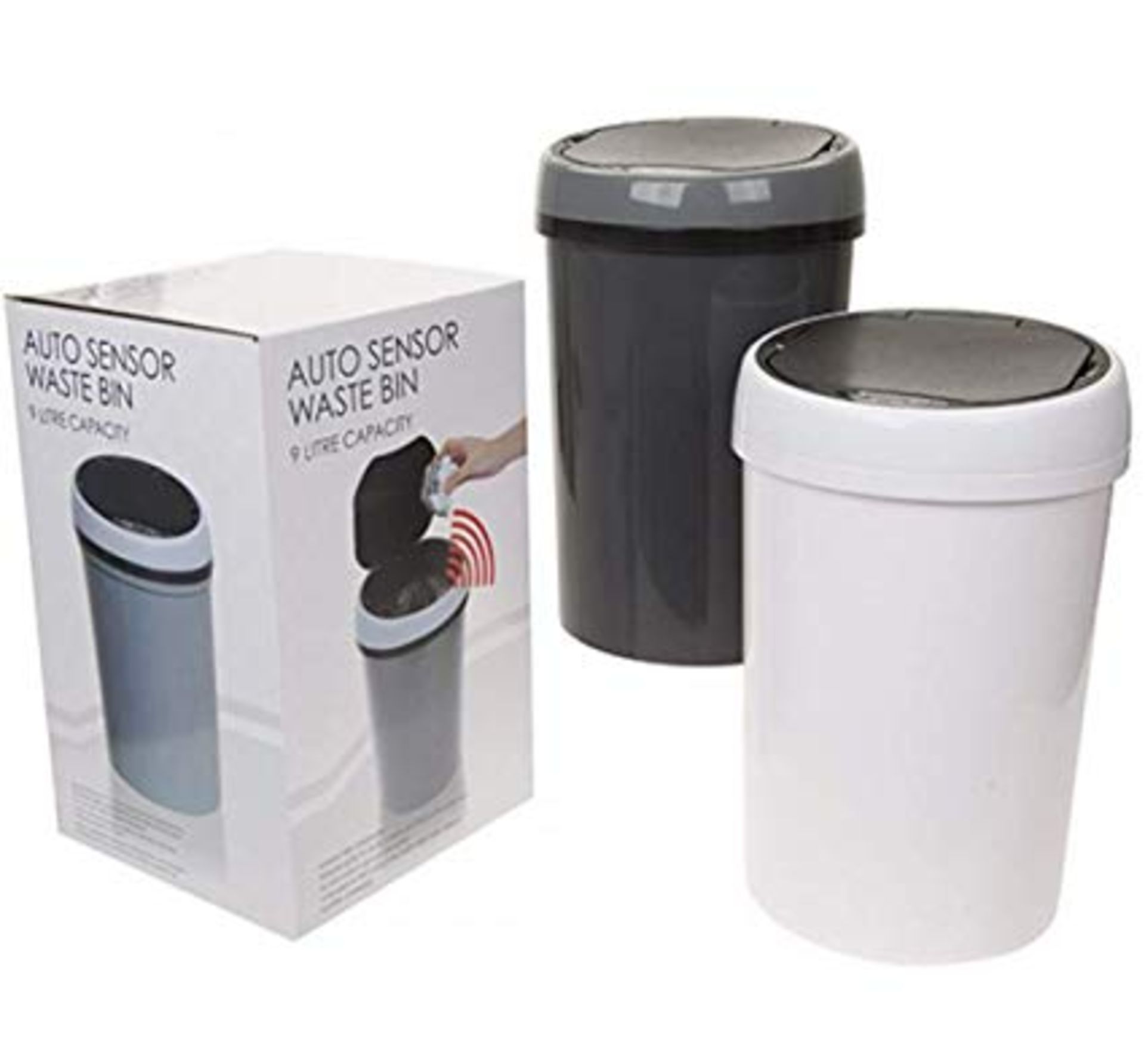 + VAT Brand New Nine Litre Auto Sensor Waste Bin