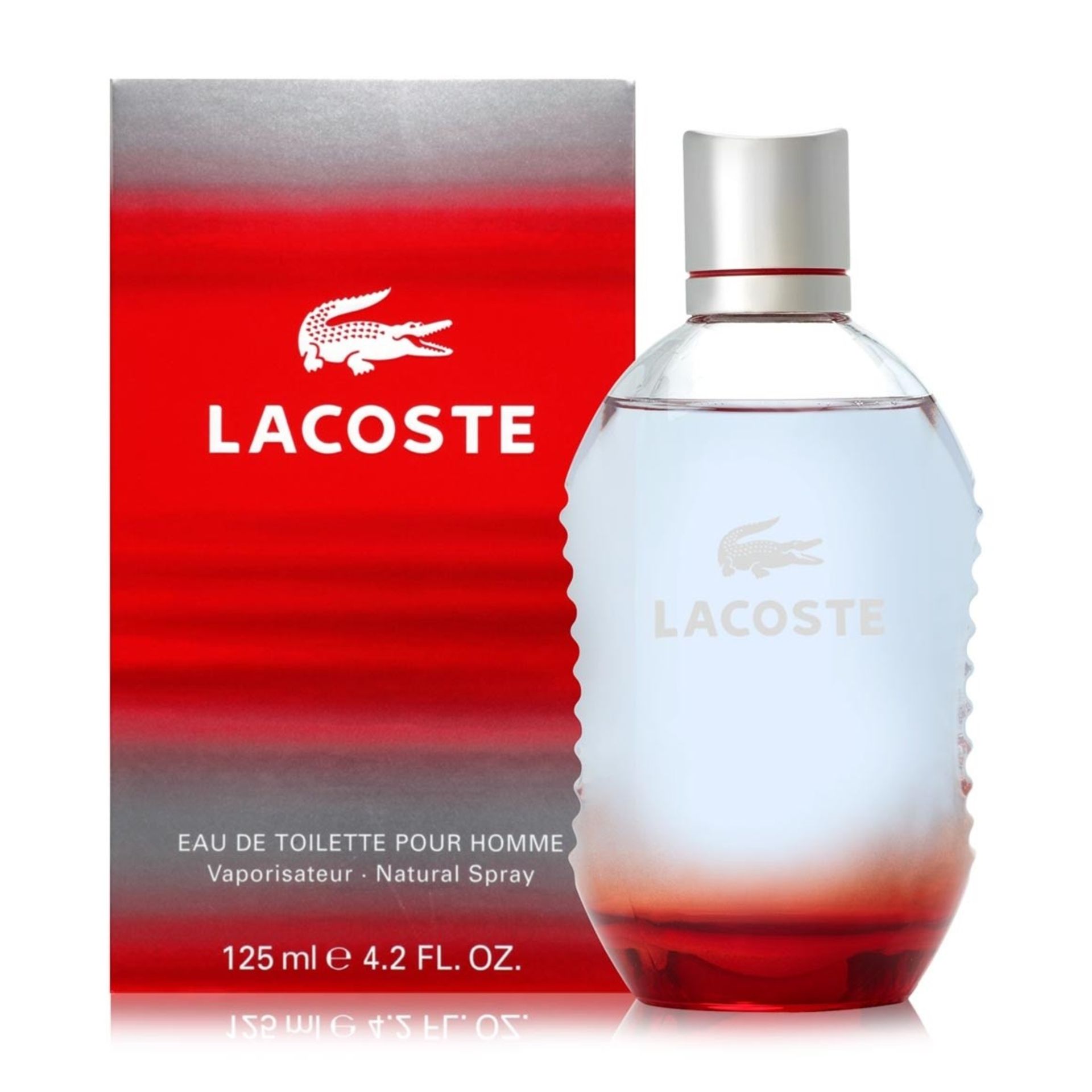 + VAT Brand New Lacoste Red (M) 125ml EDT Spray