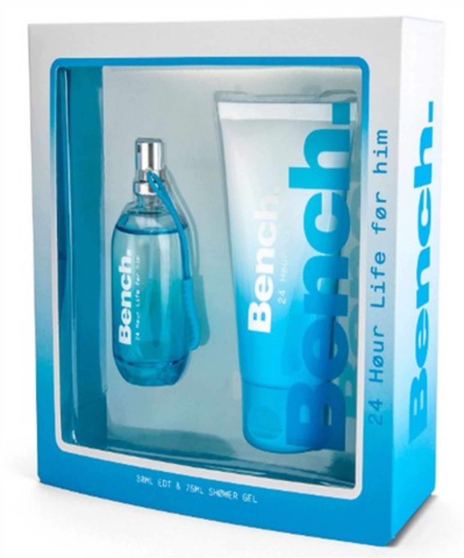 + VAT Brand New Bench 24 Hour Life For Him Eau De Toilette 30ml & Shower Gel 75ml Gift Set - Online