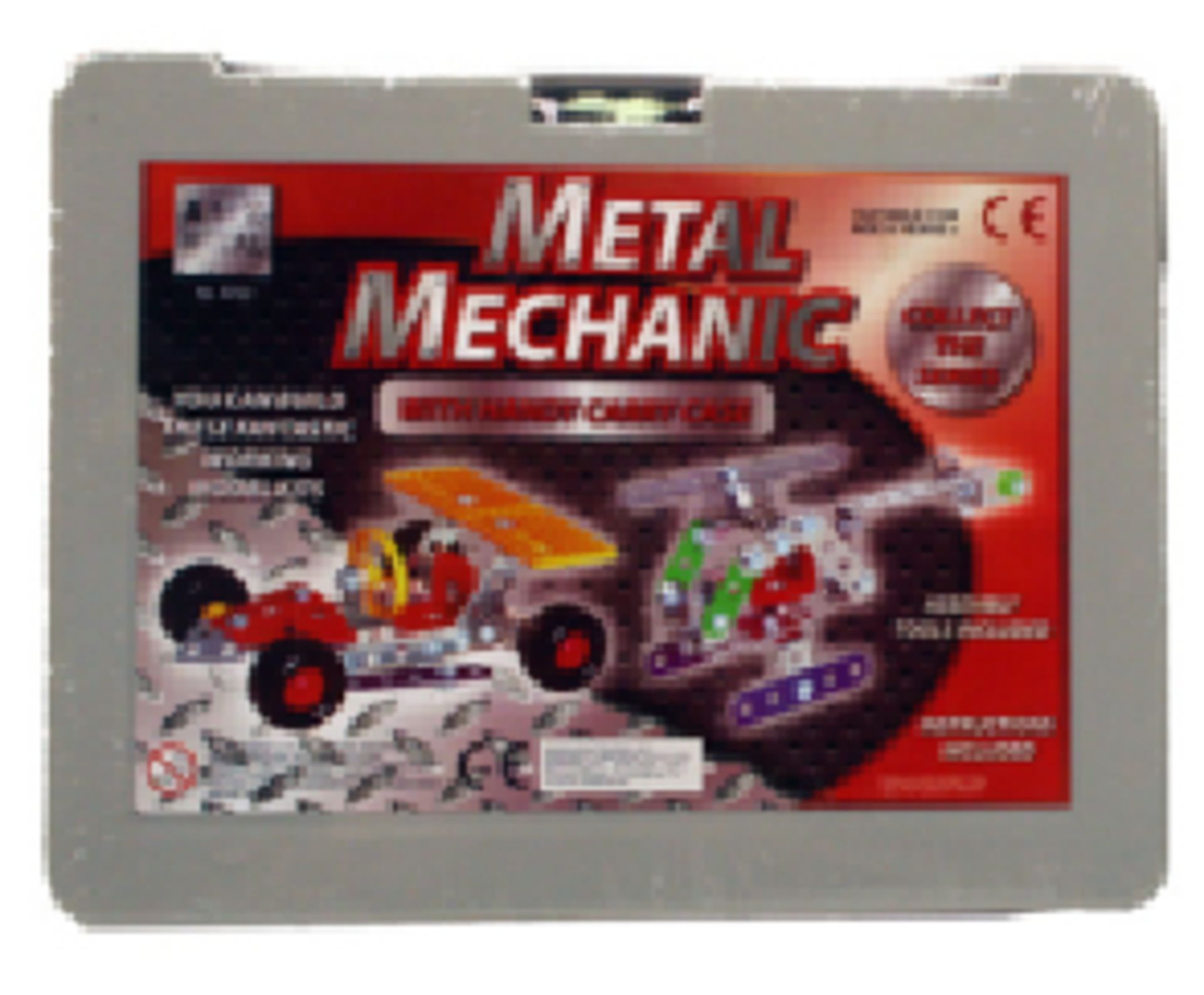 + VAT Brand New Meccano Type Contruction Kit In Carry Case With Instructions And Tools Age 6+