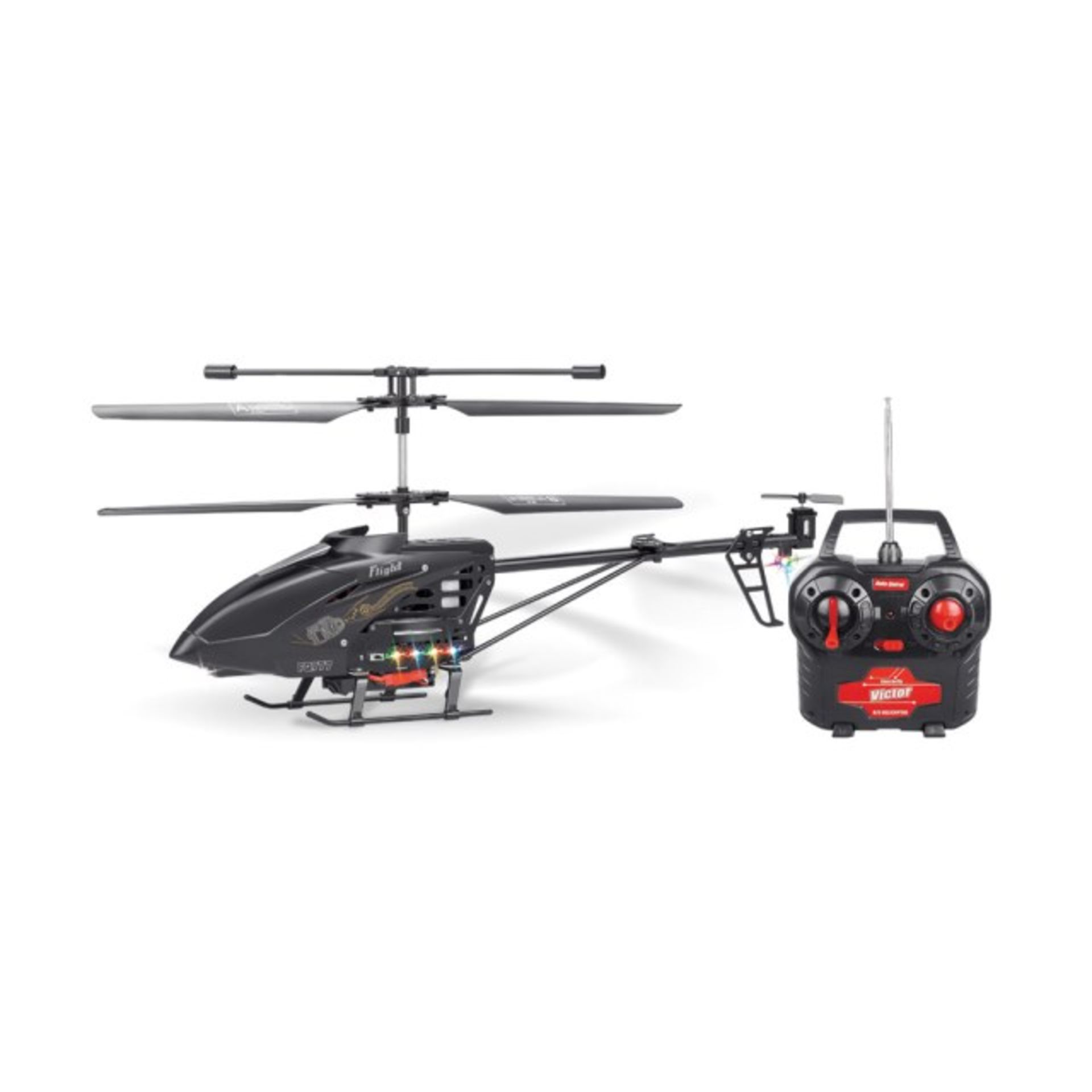 + VAT Brand New Shadow Hawk Spy Helicopter With Built In Micro Photo & Video Camera & Lights -