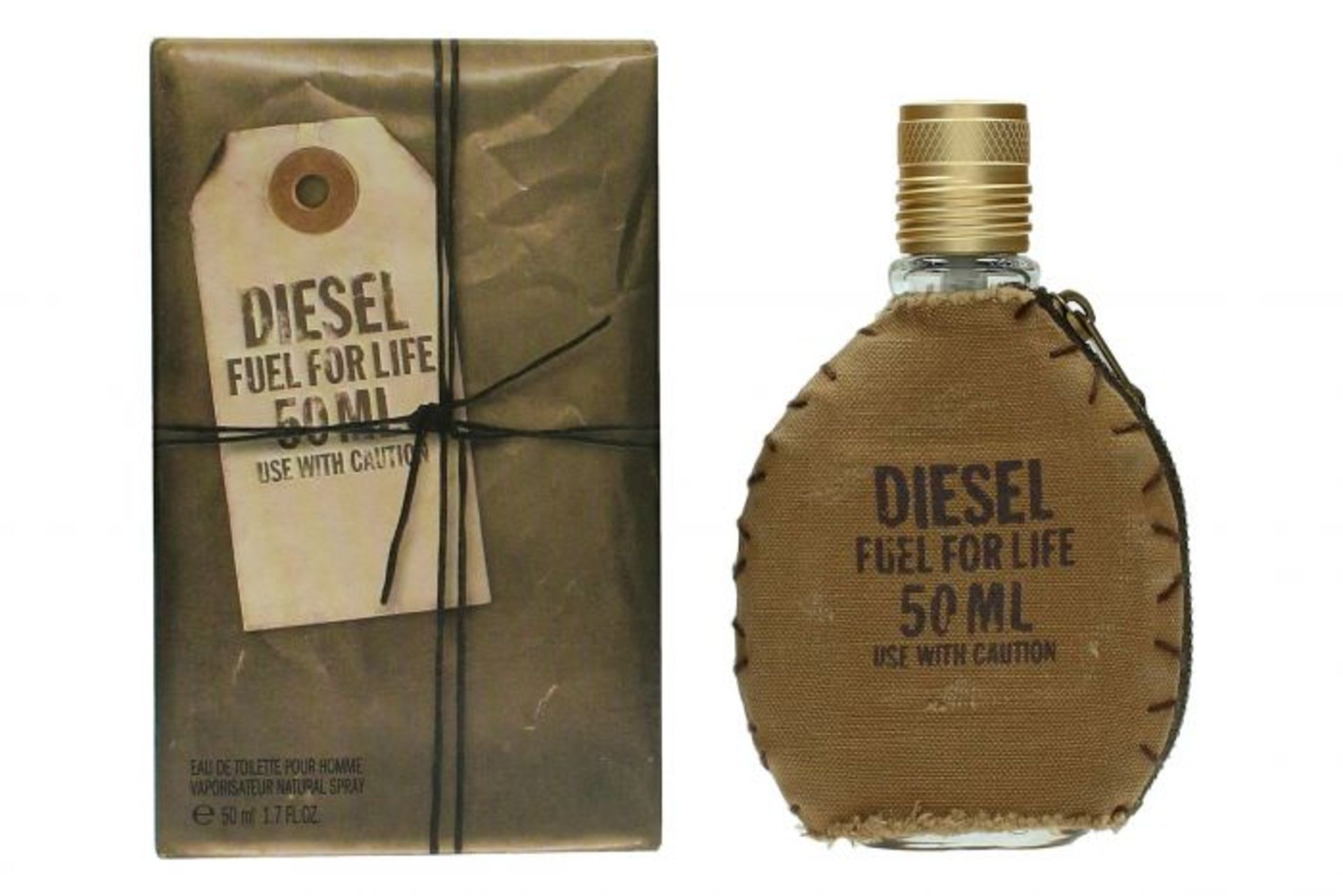 + VAT Brand New Diesel Fuel For Life (M) 50ml EDT Spray