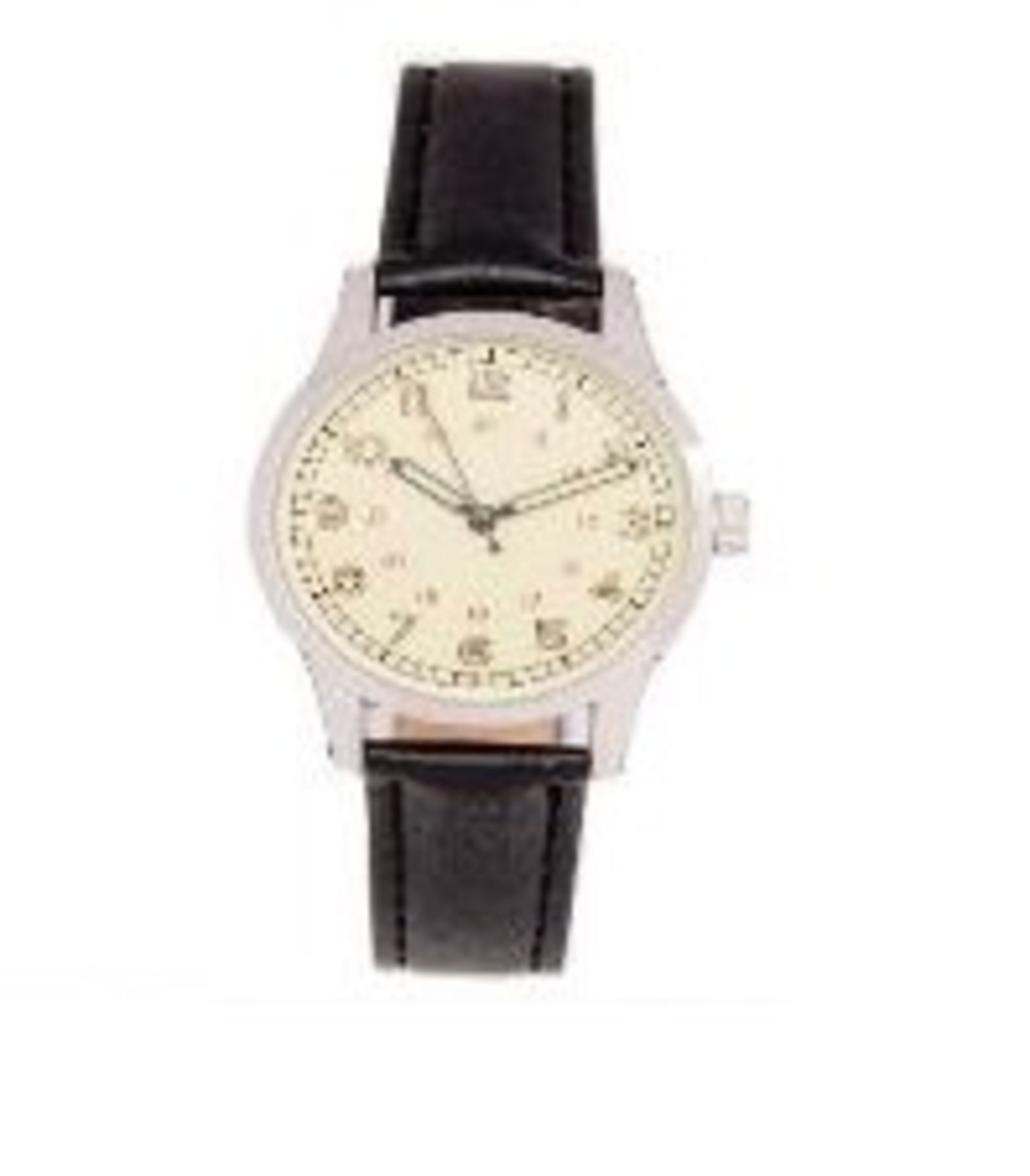 + VAT Brand New Gents 1940s American Seamans Watch With Engraved Back & Presentation Box