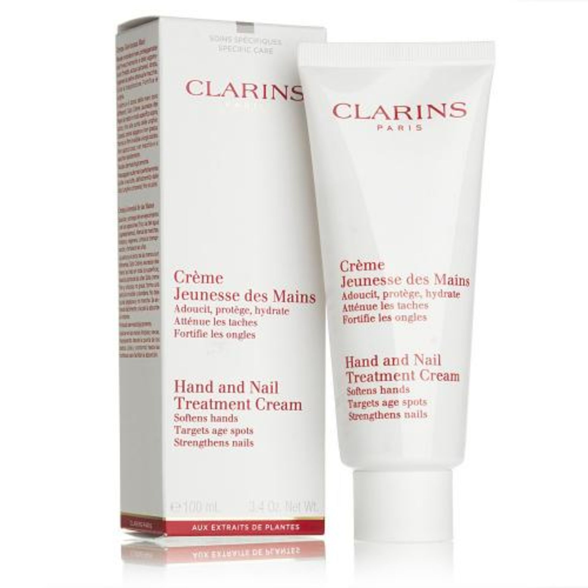 + VAT Brand New Clarins Hand & Nail Treatment Cream 100ml