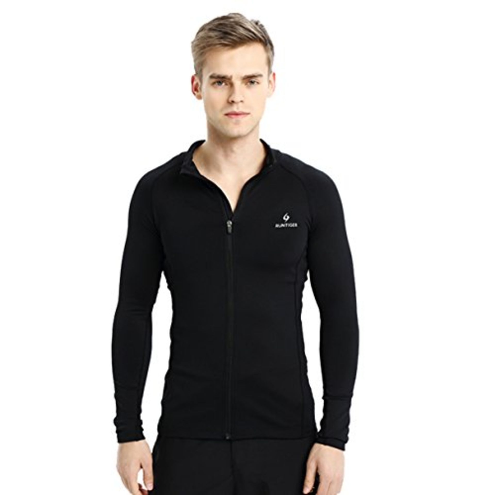 + VAT Brand New Black Runtiger Long Sleeve Running Top Size M - Item is simelar to picture