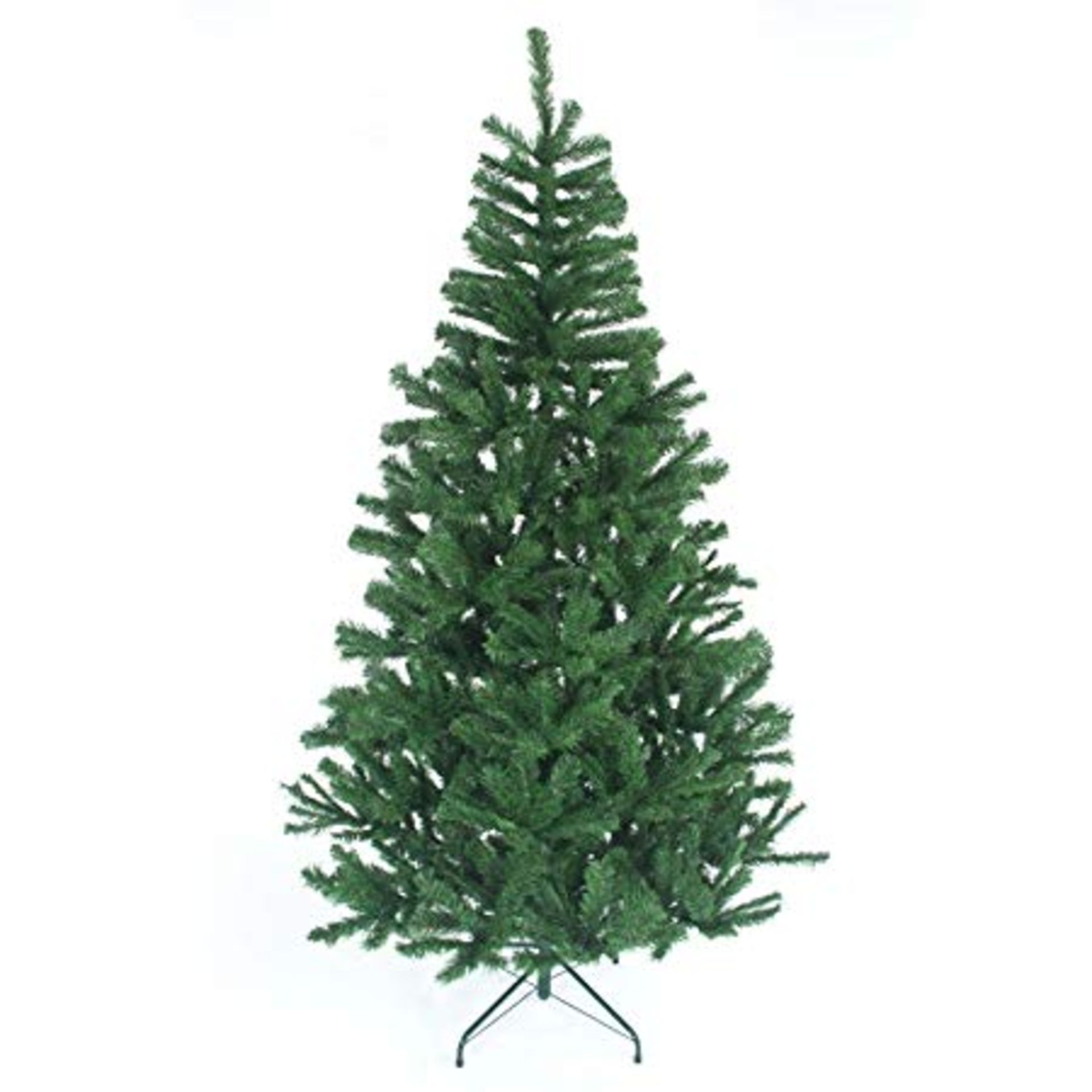 + VAT Brand New Fantastic Quality Huge 6ft Green Spruce Effect Christmas Tree - Online Price £79.99