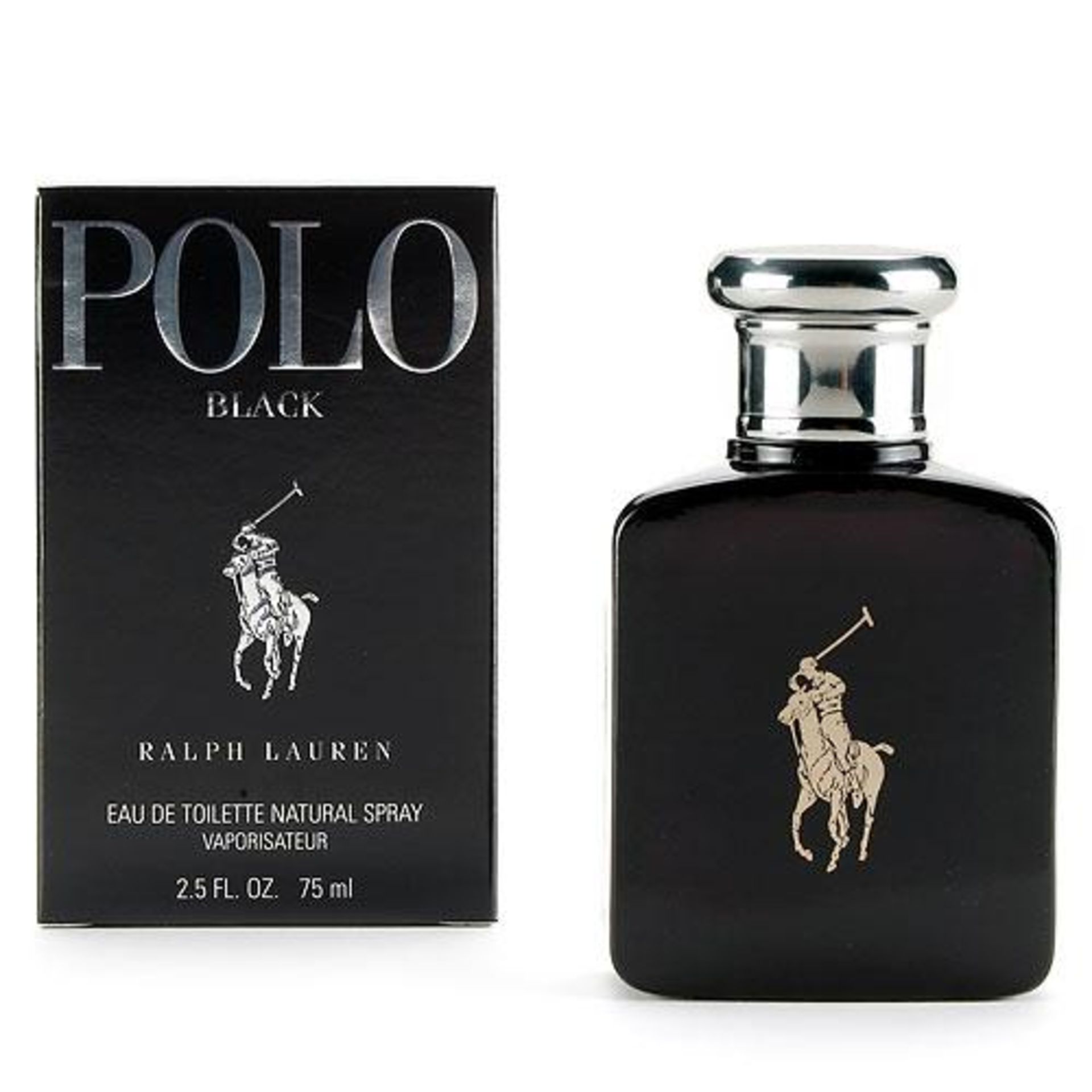 + VAT Brand New Ralph Lauren Polo Black 75ml EDT Spray