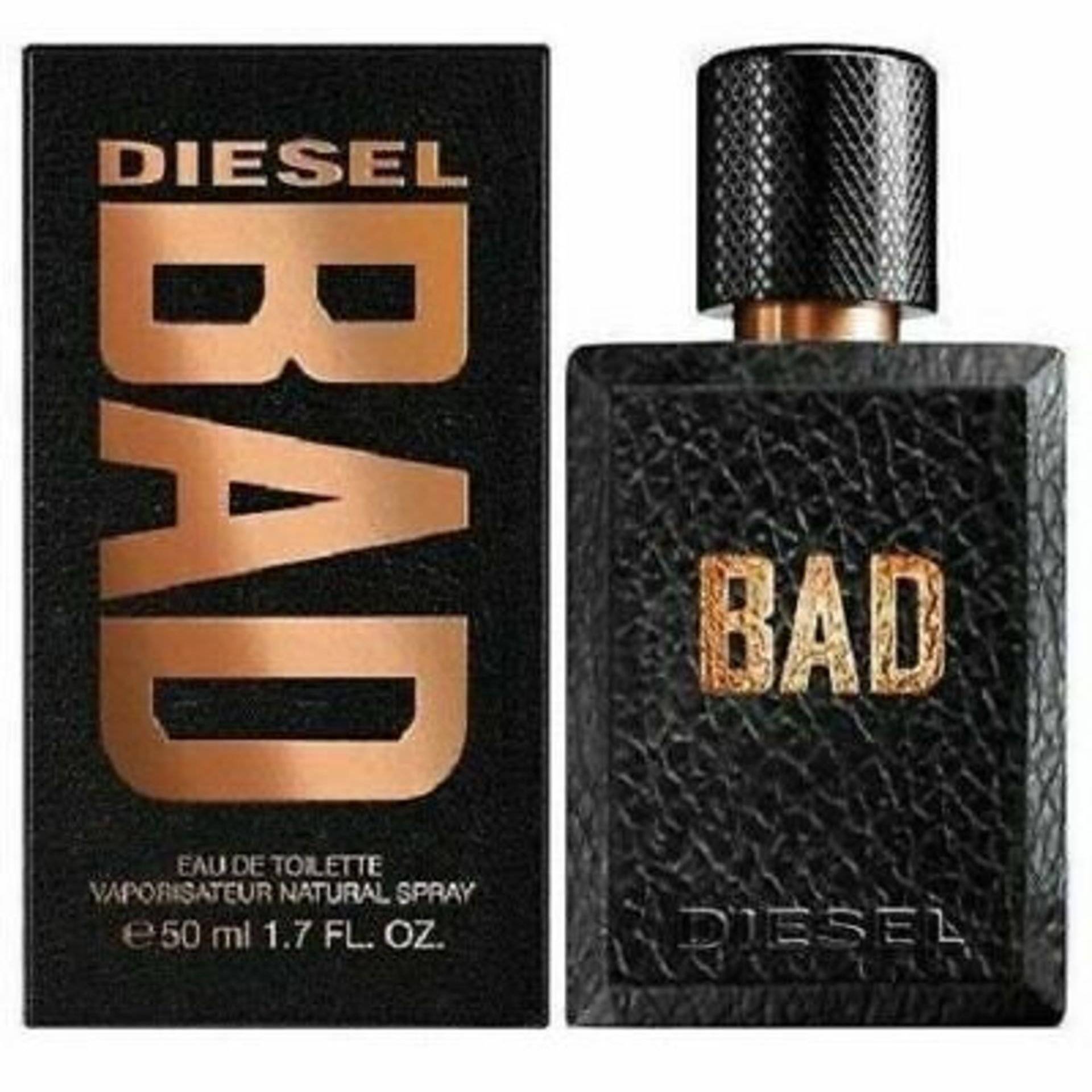 + VAT Brand New Diesel Bad Pour Homme 50ml EDT Spray