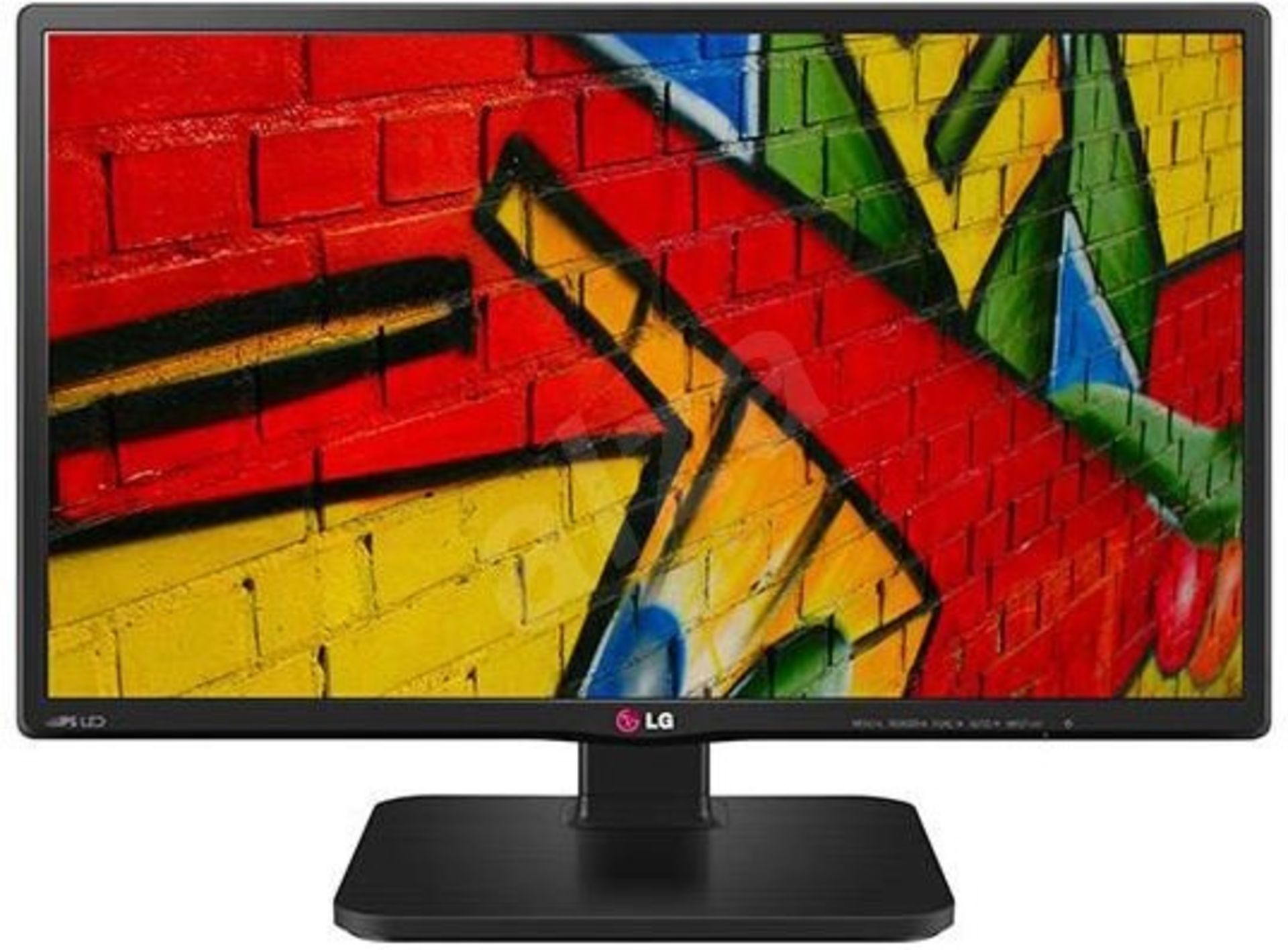 + VAT Grade A LG 24 Inch FULL HD IPS LED MONITOR WITH SPEAKERS - D-SUB, HDMI 24BK450H-B