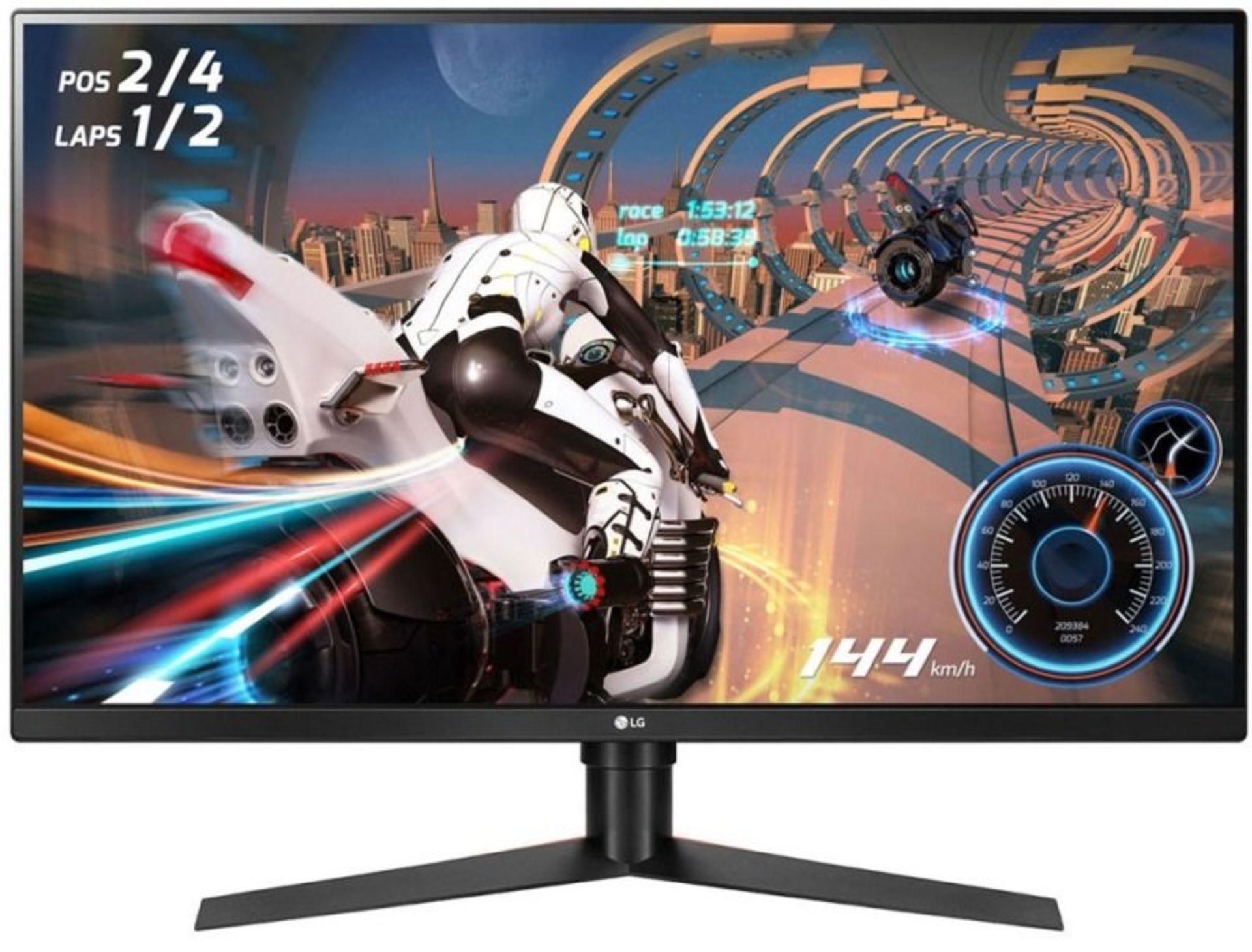 + VAT Grade A LG 32 Inch QHD GAMING MONITOR WITH FREESYNC - HDMI, DISPLAY PORT - FRAME LESS DESIGN