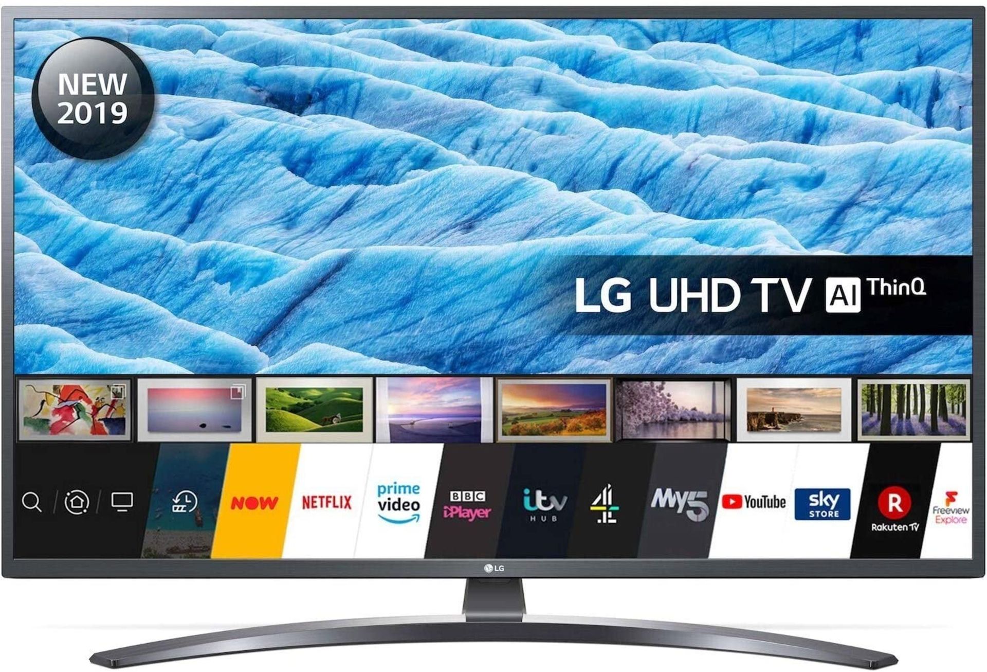 + VAT Grade A LG 49 Inch ACTIVE HDR 4K ULTRA HD LED SMART TV WITH FREEVIEW HD & WEBOS & WIFI - AI