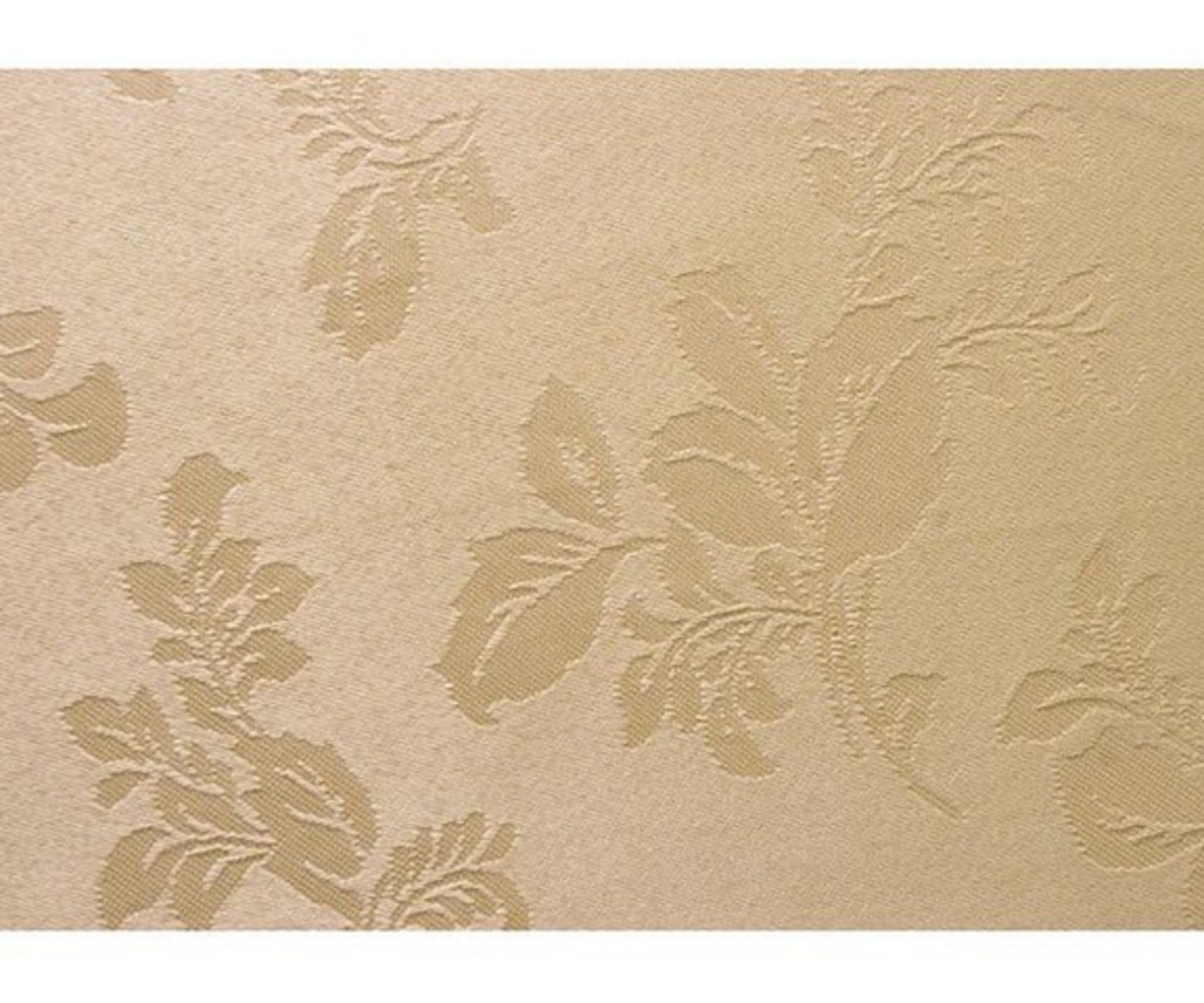 + VAT Brand New Luxury Stain Resistant Linen Table Cloth 160 x 210cm Gold - ISP Â£34.99 (islshop- - Image 2 of 2