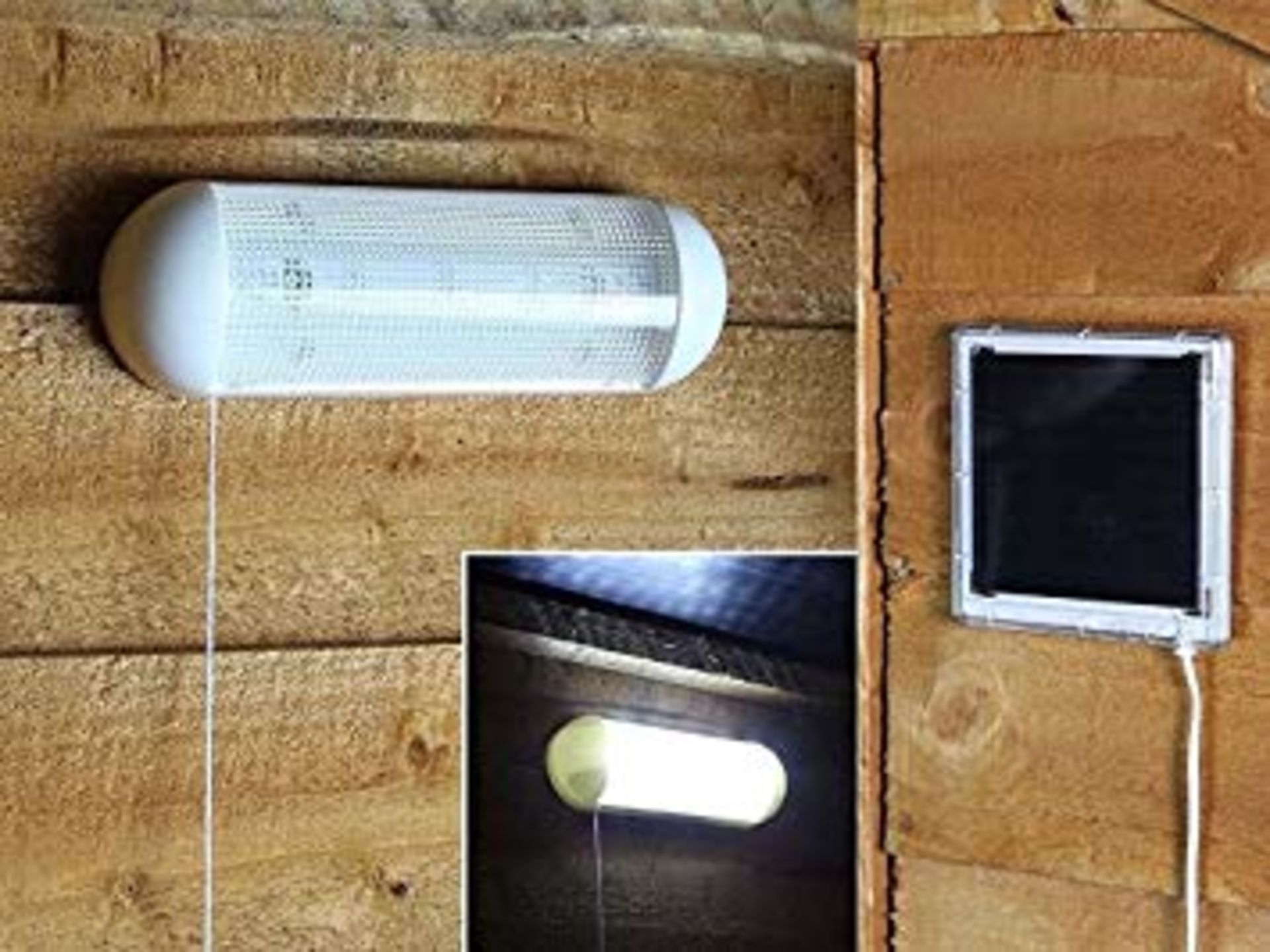 + VAT Brand New Solar Powered Shed Light ISP £23.99 (Amazon) (Image iS Similar To Item)