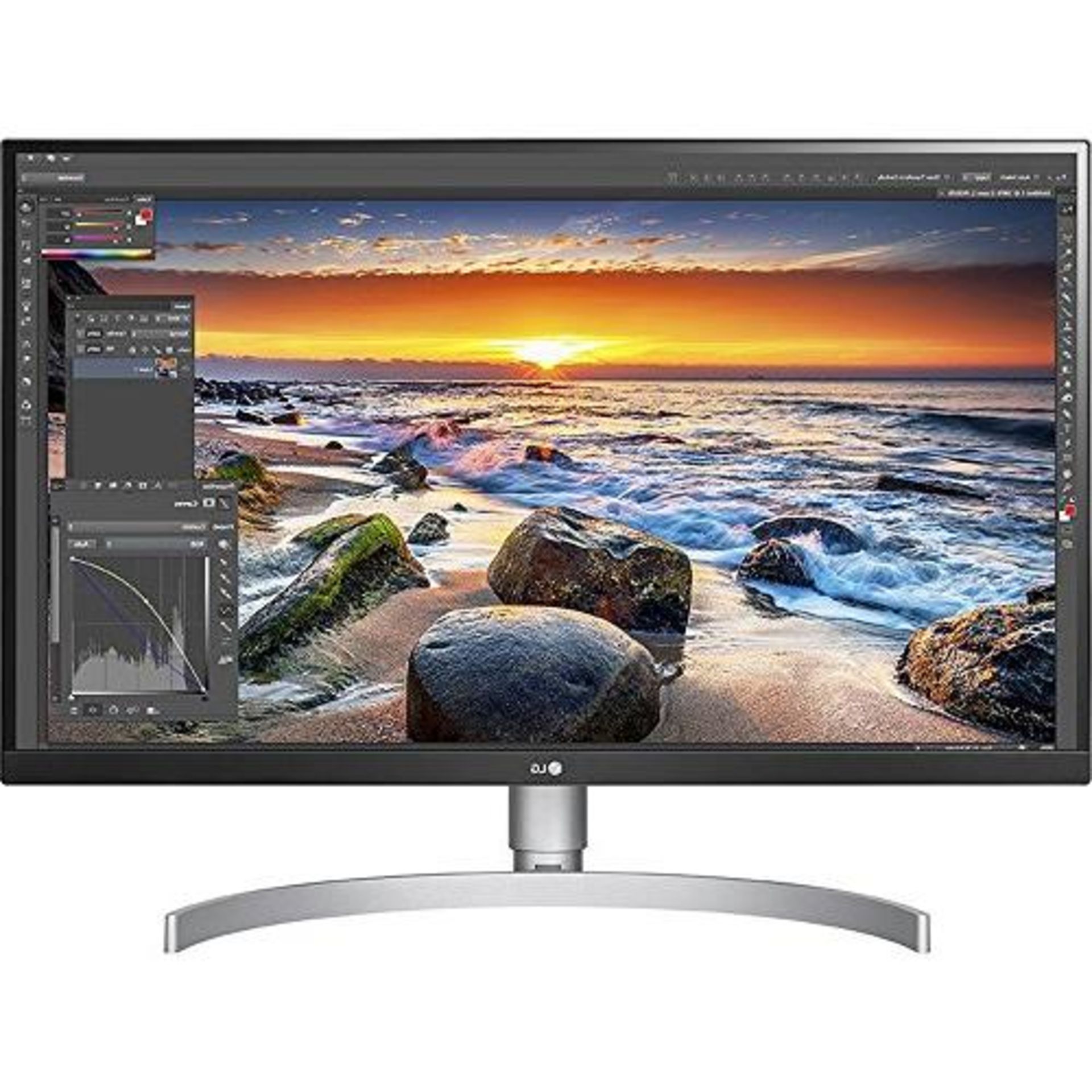 + VAT Grade A LG 27 Inch 4K UHD IPS LED MONITOR WITH HDR 10 - HDMI X 2, DISPLAY PORT X 1, USB TYPE