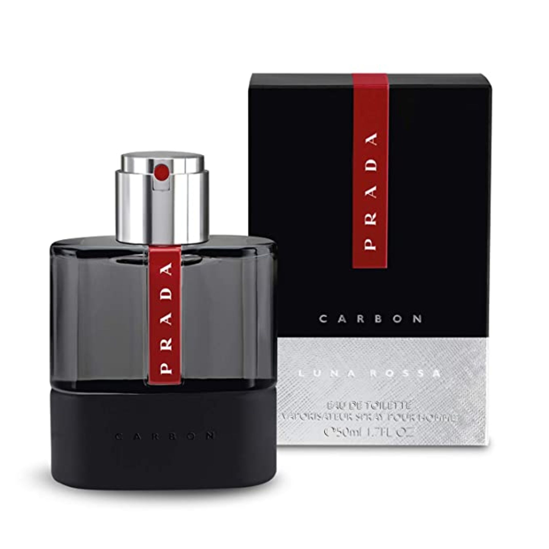 + VAT Brand New Prada Luna Rossa Carbon (M) 50ml EDT Spray
