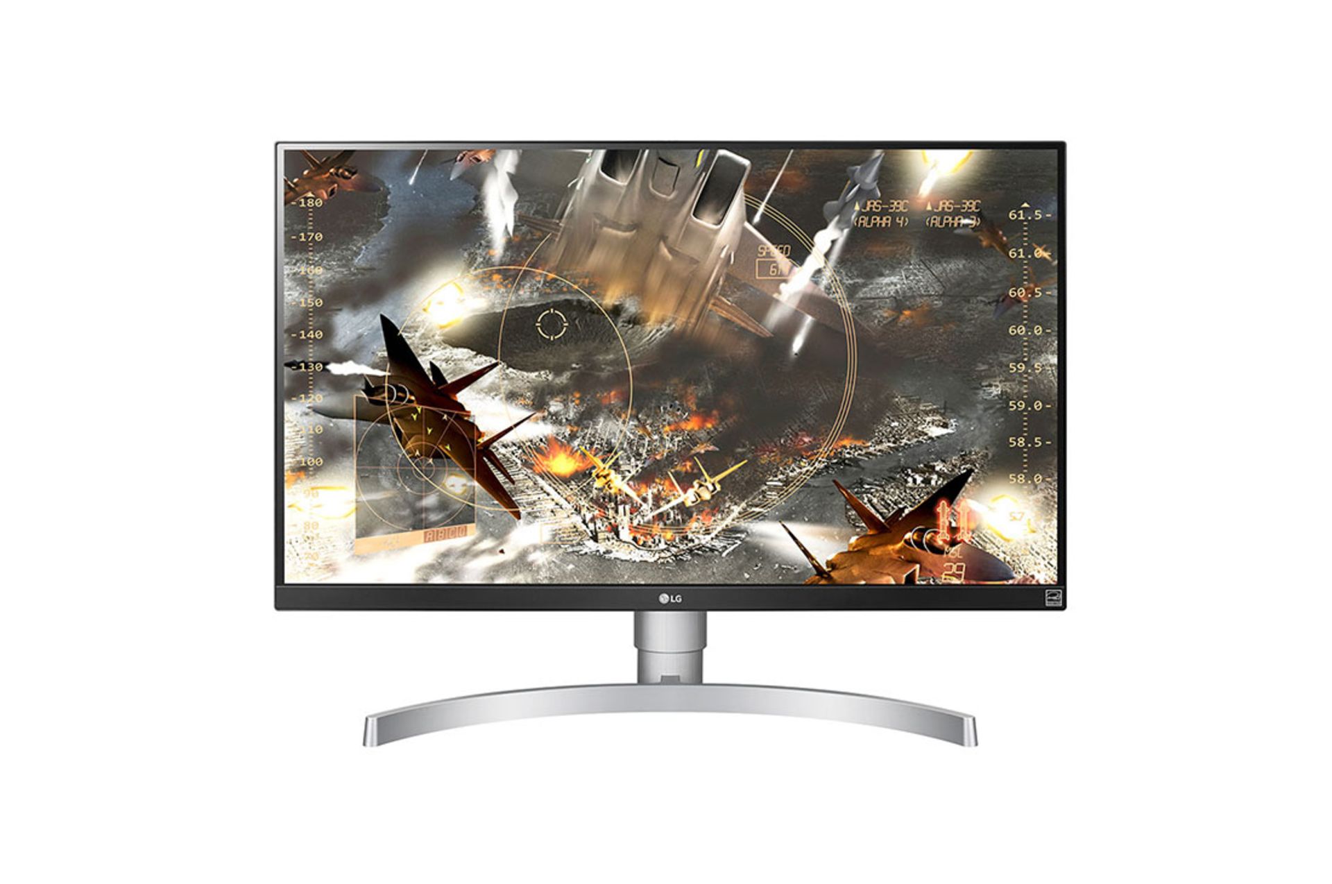 + VAT Grade A LG 27 Inch 4K UHD IPS LED MONITOR WITH HDR 400 - HDMI X 2, DISPLAY PORT X 1 27UL650-W