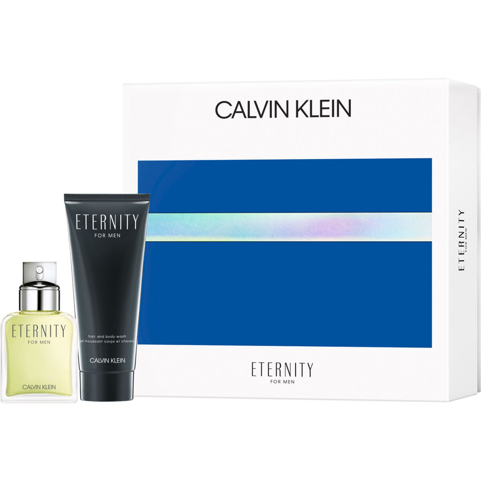 + VAT Brand New Calvin Klein Eternity (M) 50ml EDT +100ml Body Wash