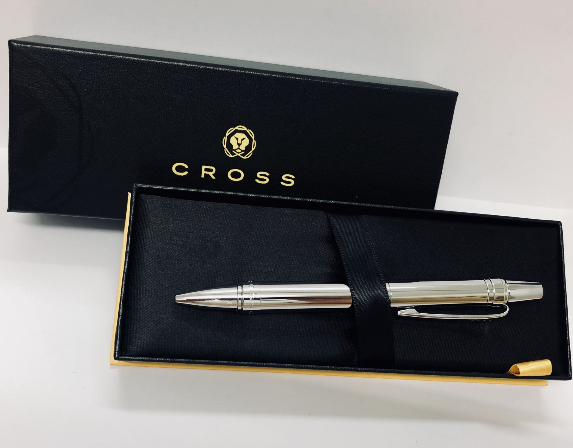 + VAT Brand New Cross Nile Pure Chrome Ballpoint Pen ISP Â£27.90 (Ebay)