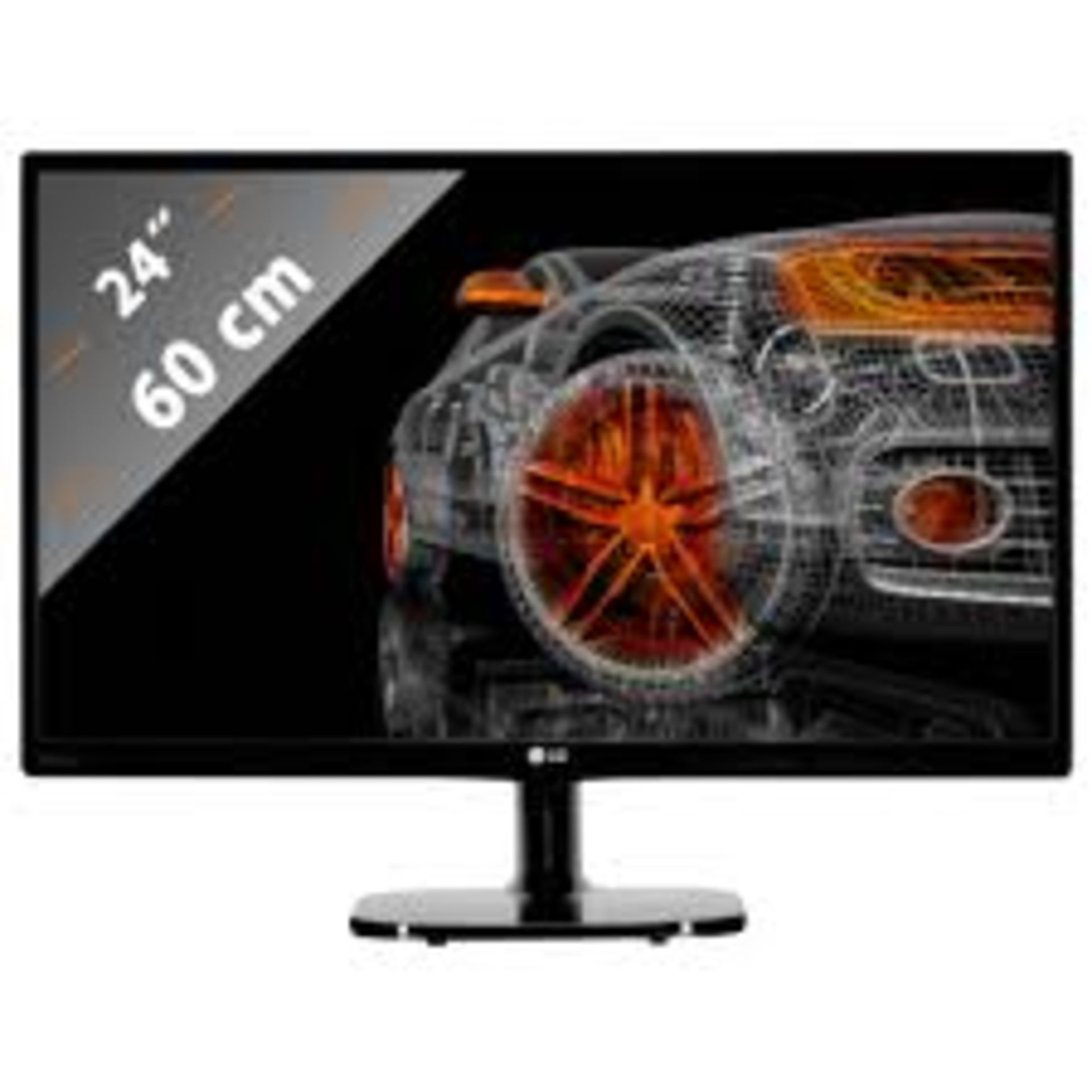 + VAT Grade A 24 Inch FULL HD IPS LED MONITOR - D-SUB HDMI