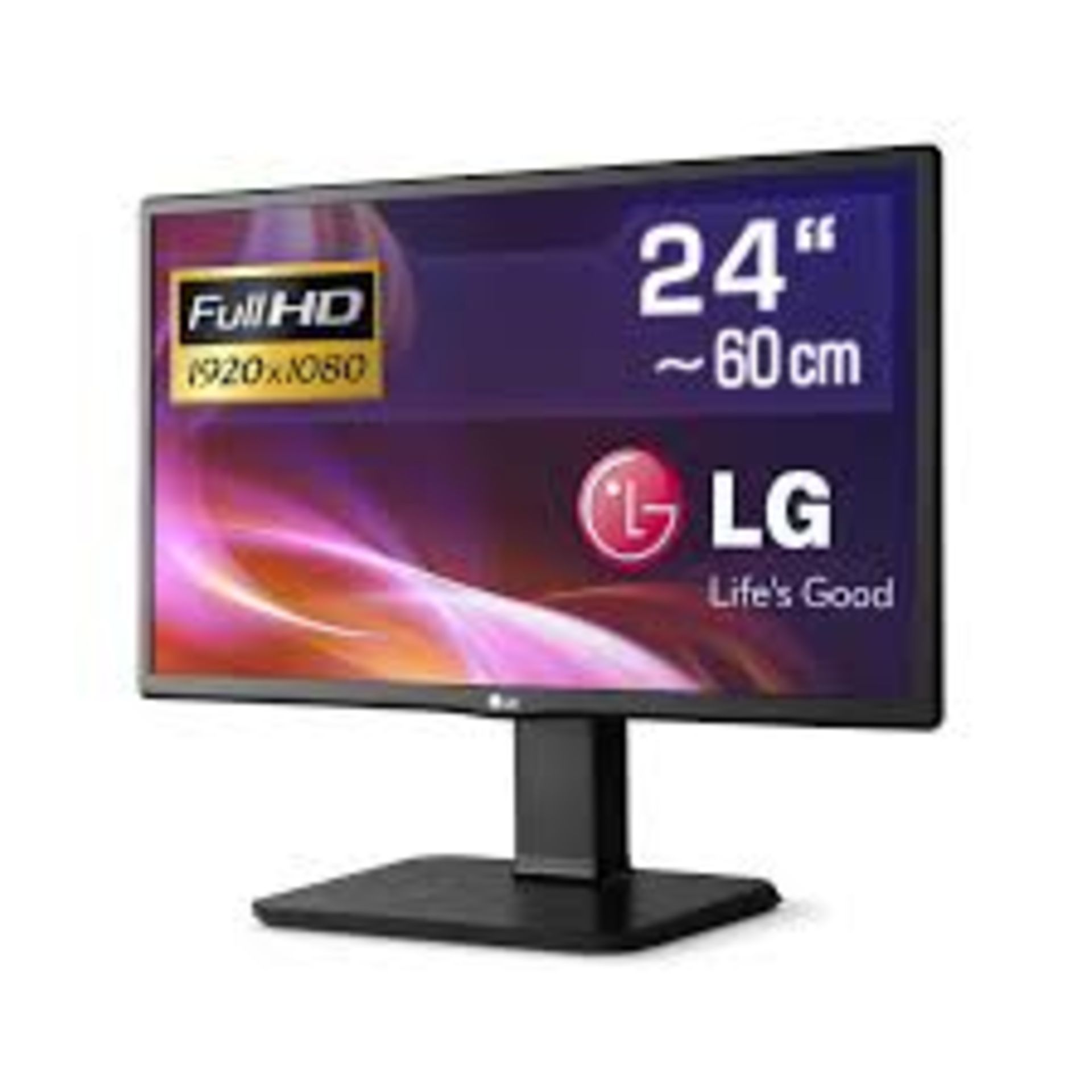 + VAT Grade A 24 Inch FULL HD IPS LED MONITOR WITH SPEAKERS - D-SUB HDMI