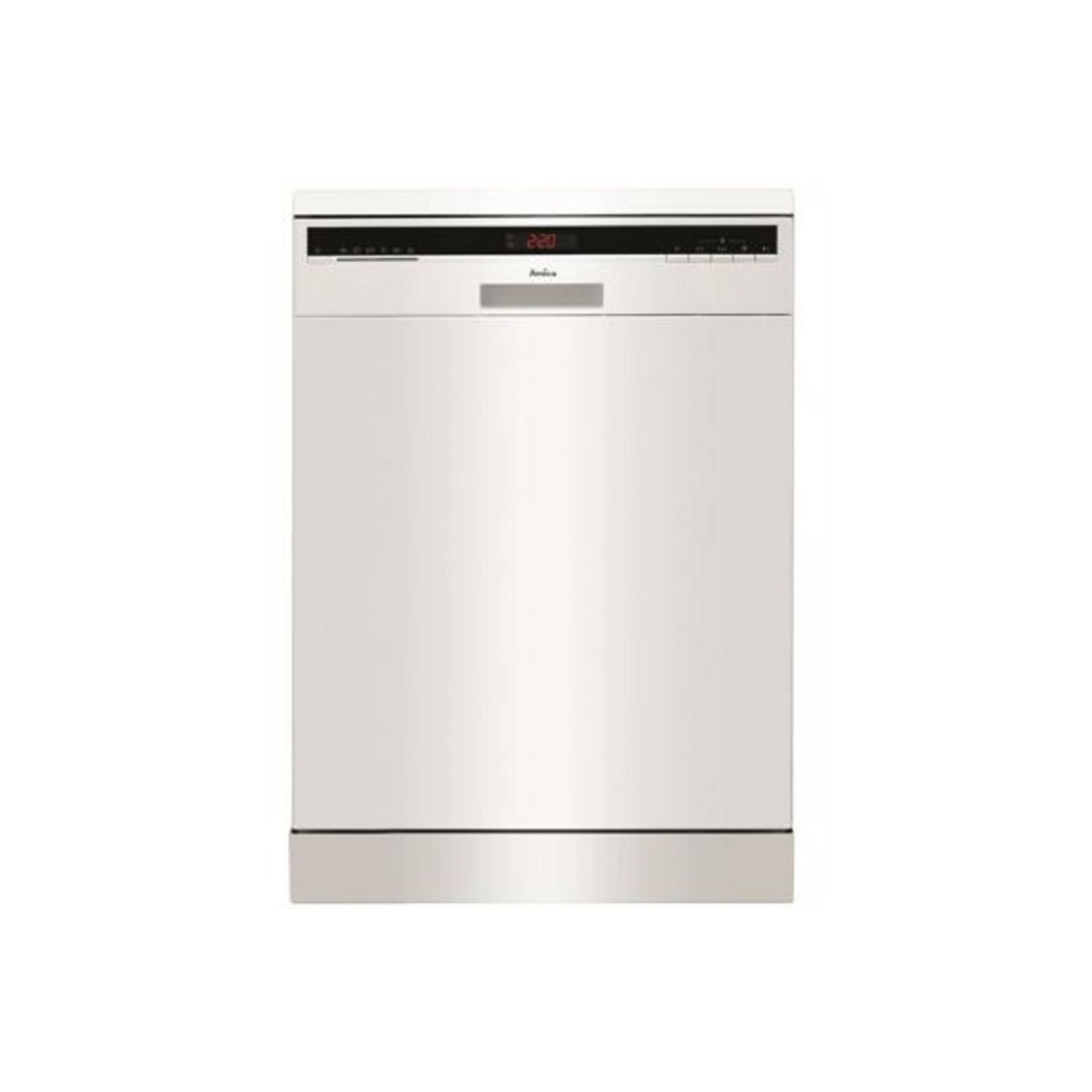 + VAT Brand New Amica ZWM628W 14 Place Freestanding Dishwasher - A++ Energy Rating - 3 Spray Levels