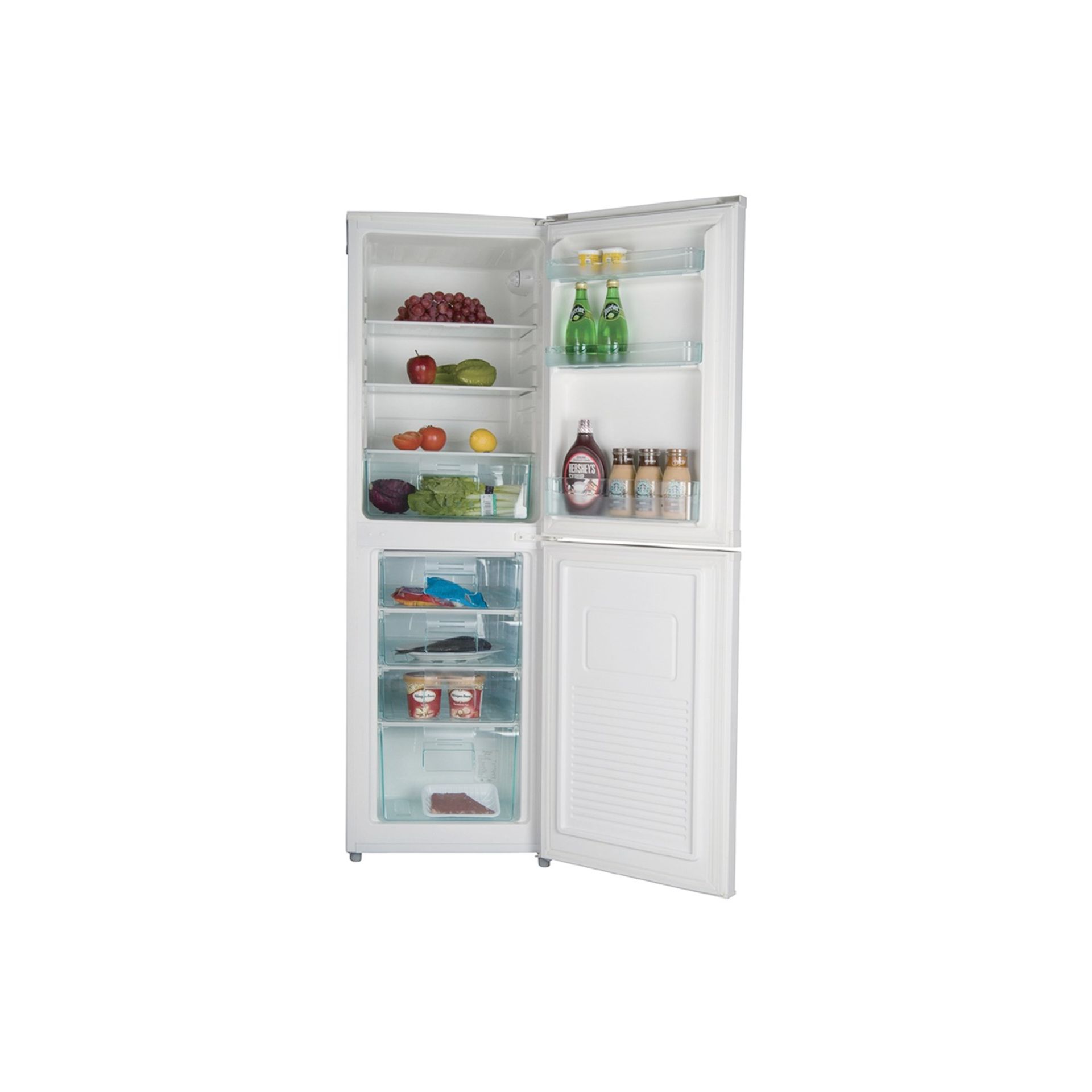 + VAT Brand New Amica FK198.4 Frost Free Fridge Freezer - A+ Energy Rated - Auto Defrosting