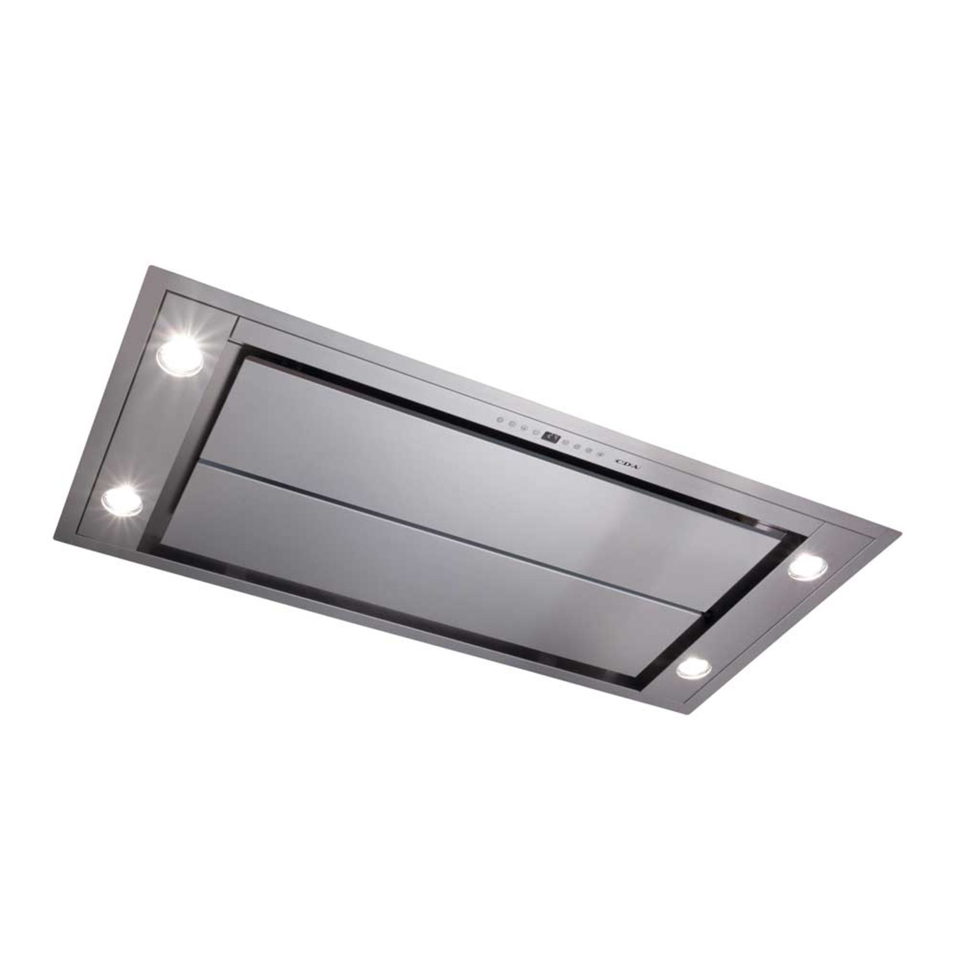 + VAT Brand New CDA EVX101SS 100cm Ceiling Cooker Hood With Remote - Stainless Steel - B Energy