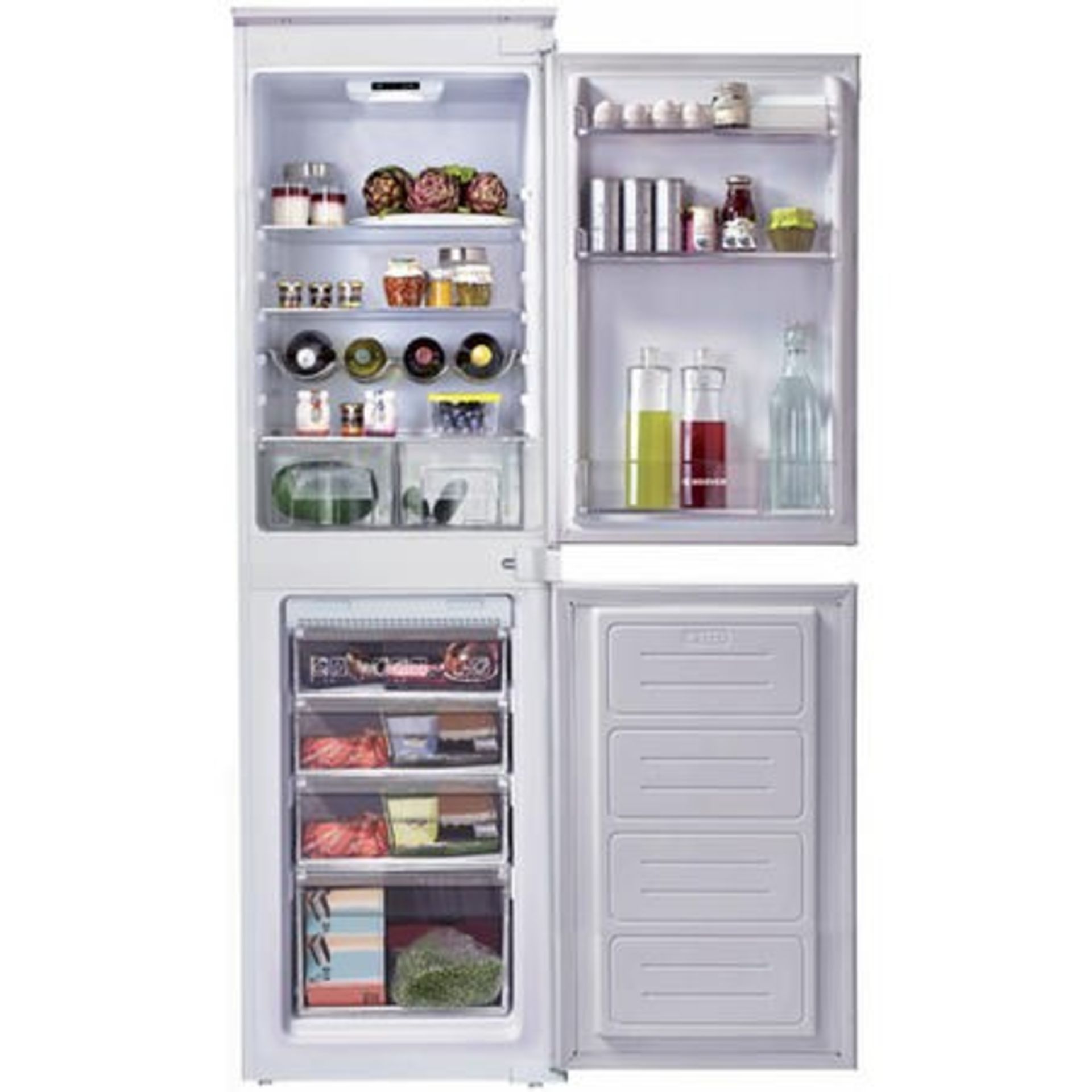 + VAT Brand New Matrix MFC501 54cm Wide 50-50 Integrated Fridge Freezer - A+ Energy Effciency