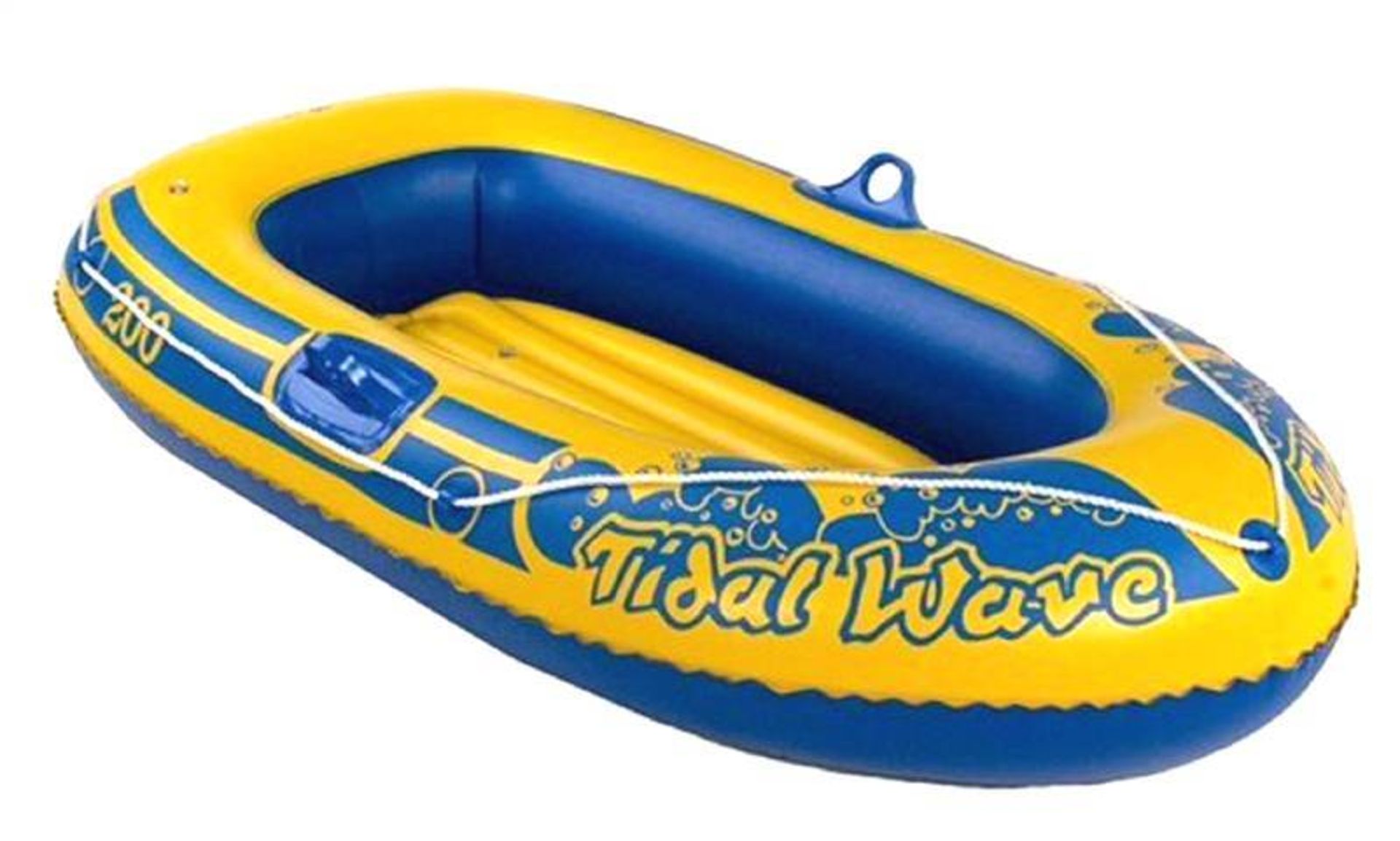 + VAT Brand New 89 Inch By 51 Inch Inflatable Dinghy - Repair Patch Included, Heavy Guage PVC And 4