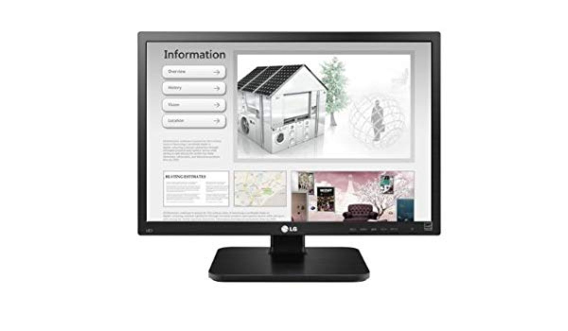 + VAT Grade A LG 24 Inch FULL HD 1920 X 1200 LED MONITOR - D-SUB, DVI-D 24MB65PM-I