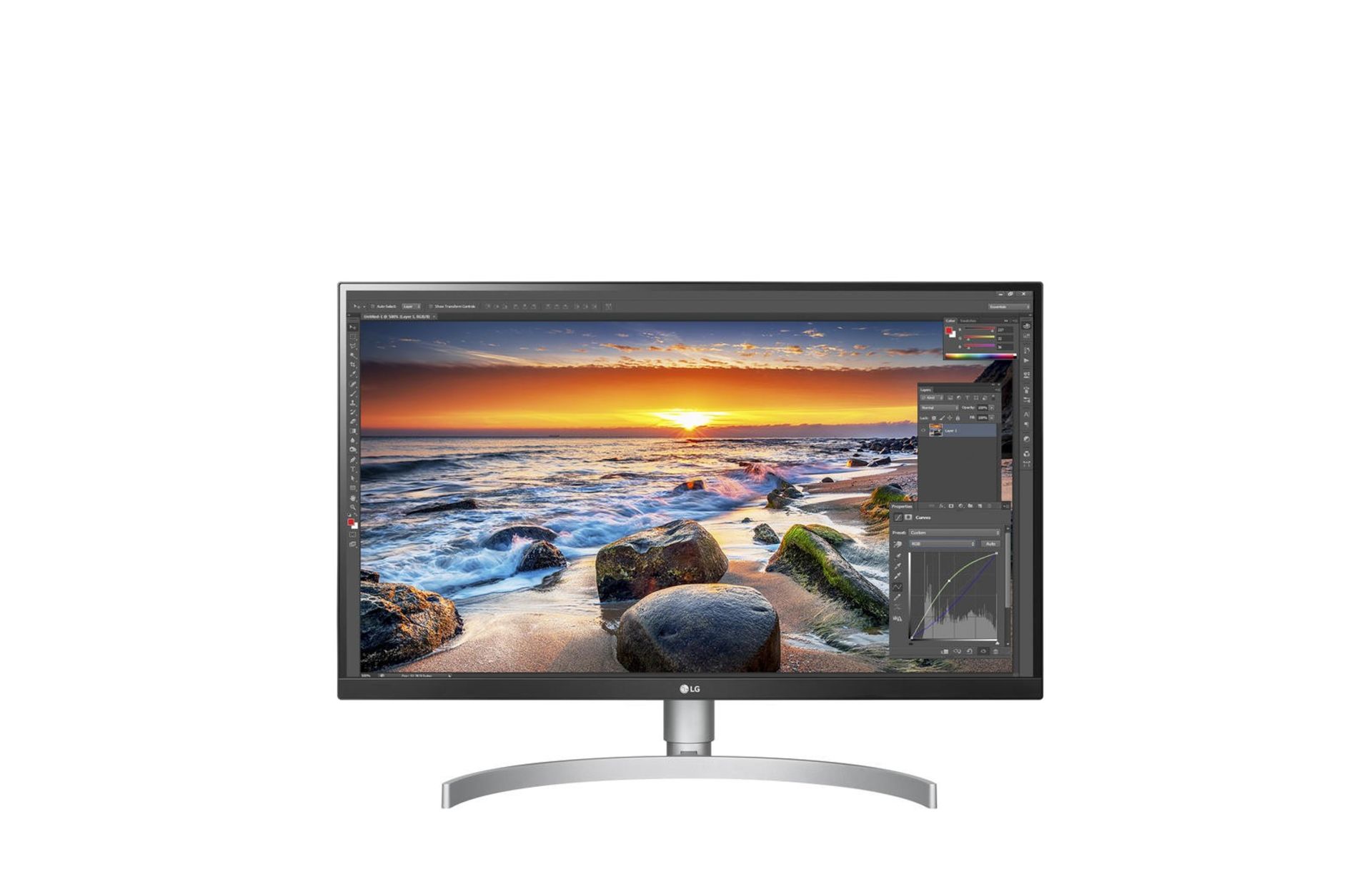 + VAT Grade A LG 27 inch 4K UHD IPS LED MONITOR WITH HDR 10 - HDMI X 2, DISPLAY PORT X 1 27UK650-W