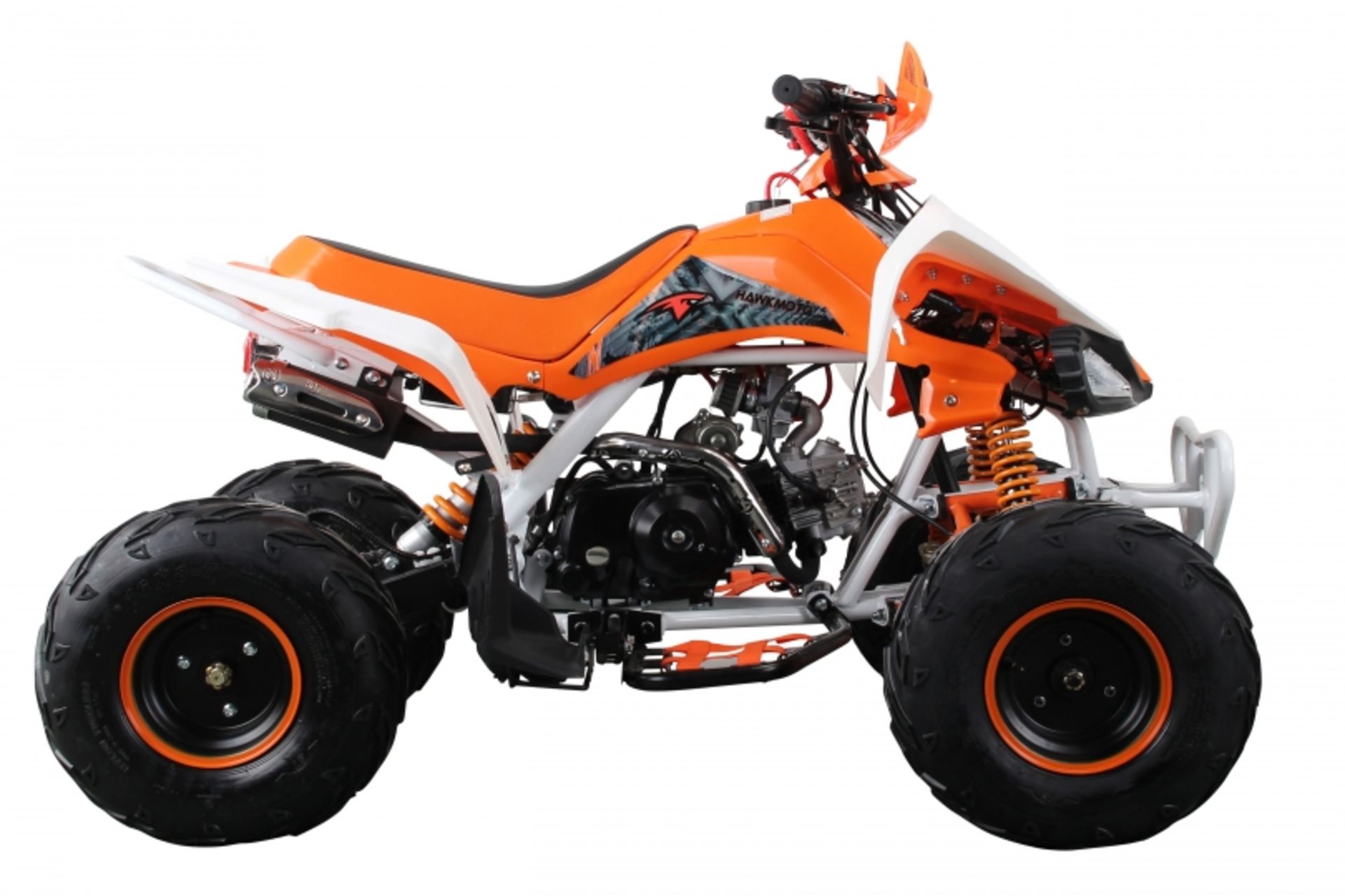 + VAT Brand New 125cc Interceptor SV2 4 Stroke Quad Bike With Reverse Gear - Double Front - Image 5 of 5