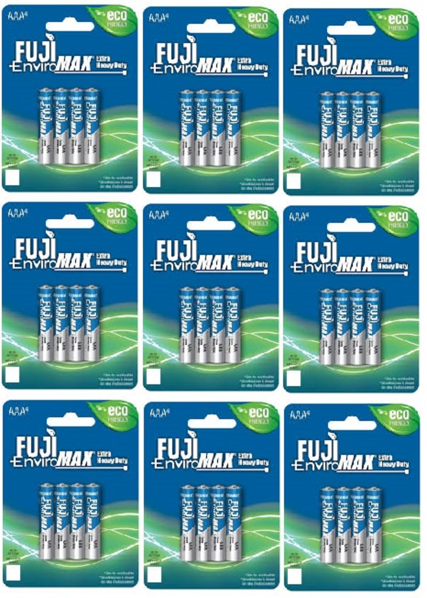 + VAT Brand New 48x Fuji Environmax Heavy Duty AAA Batteries 12 packs of 4 Batteries - Amazon Price