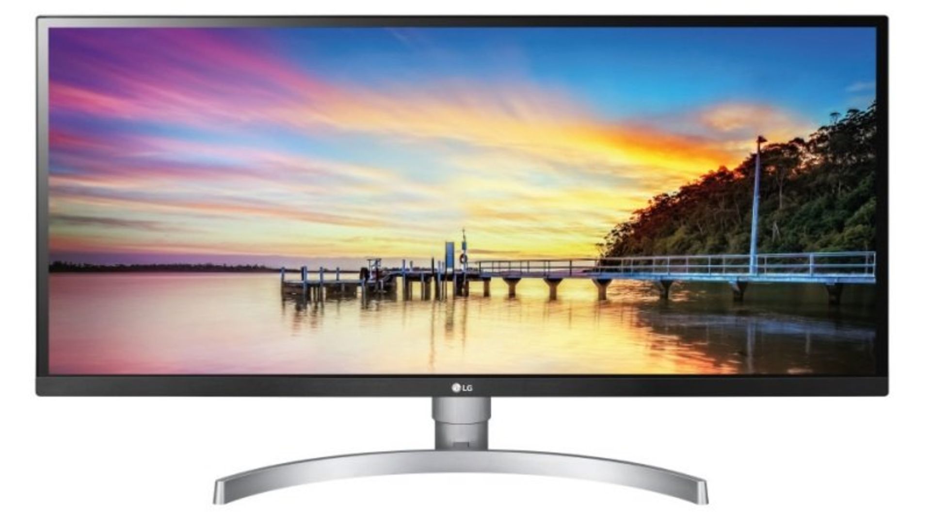 + VAT Grade A LG 34 Inch ULTRA WIDE FULL HD IPS LED MONITOR - HDMI X 2, DISPLAY X 1 34WK650-W