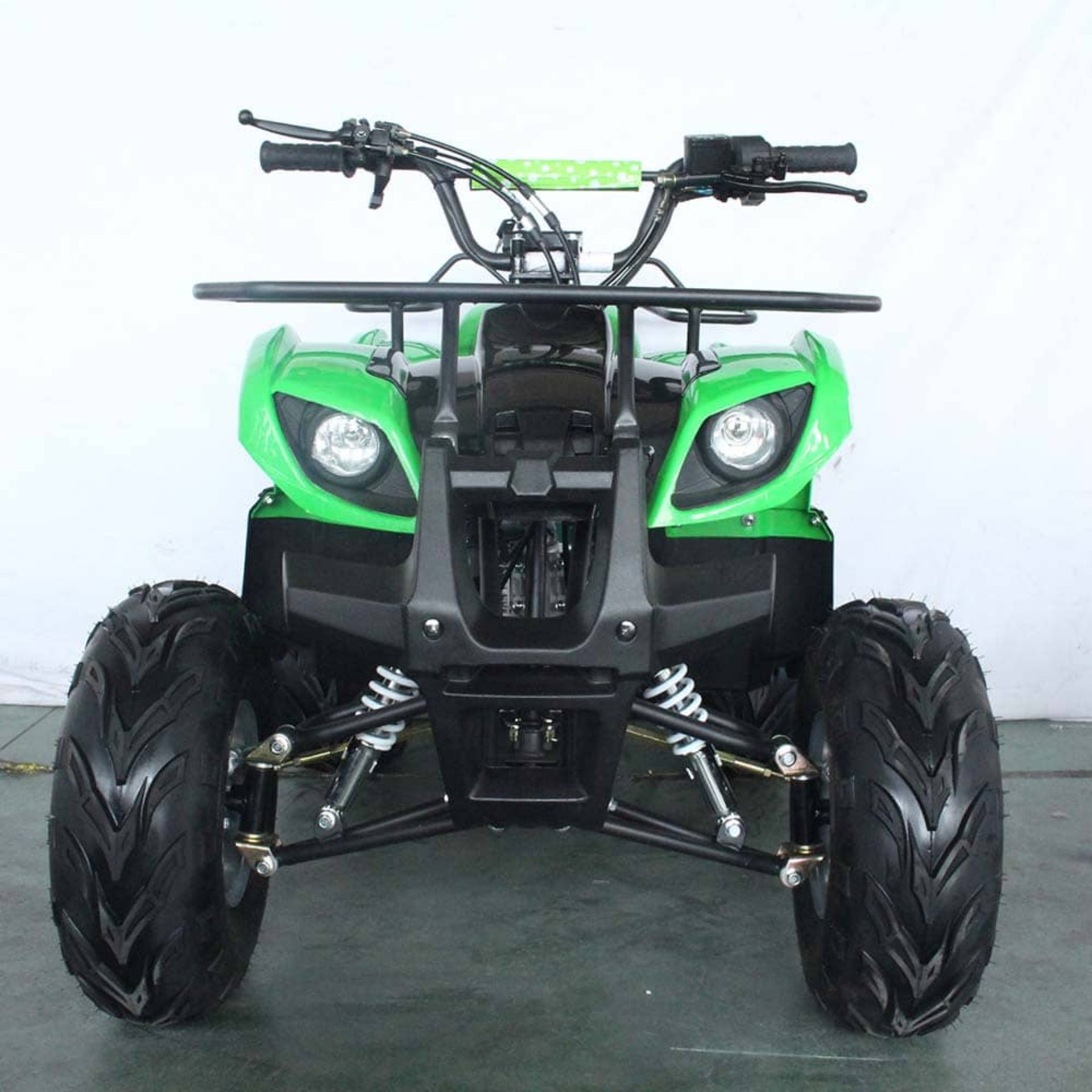 + VAT Brand New 125cc Mini Quad Bike - Four Strokes - Single Cylinder - Front Drum Brakes & Rear - Image 8 of 9