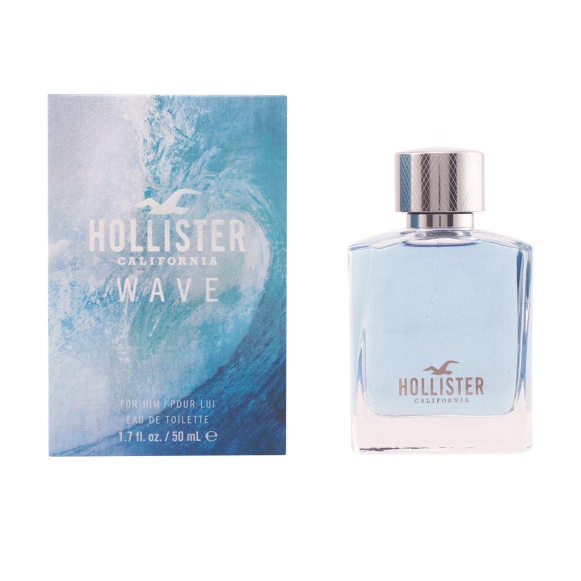 + VAT Brand New Hollister Wave (M) 50ml EDT Spray