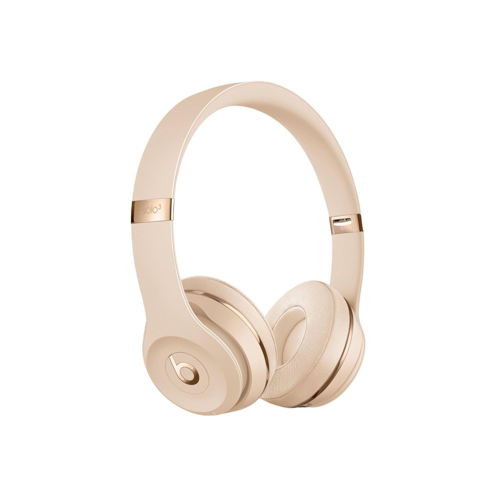 + VAT Brand New Beats Solo 3 Wireless Bluetooth Headphones Satin Gold - Wireless Connect To Your